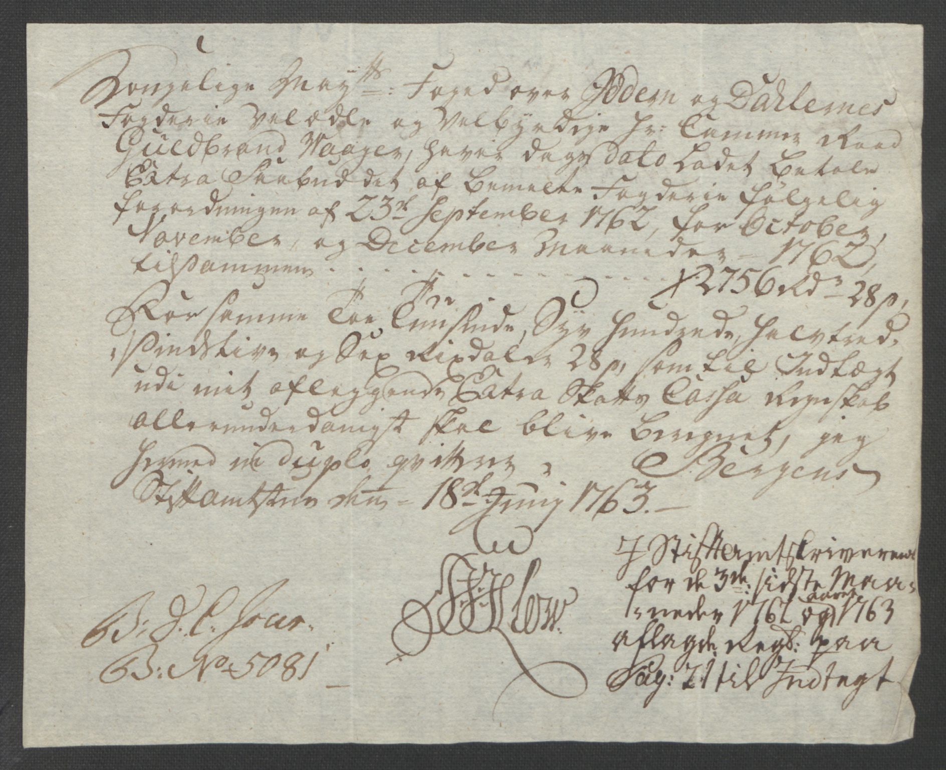 Rentekammeret inntil 1814, Reviderte regnskaper, Fogderegnskap, RA/EA-4092/R46/L2835: Ekstraskatten Jæren og Dalane, 1762-1764, p. 23
