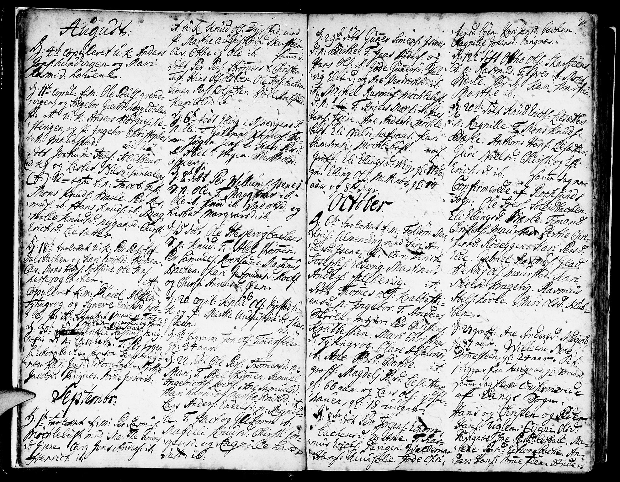 Davik sokneprestembete, AV/SAB-A-79701/H/Haa/Haaa/L0002: Parish register (official) no. A 2, 1742-1816, p. 7