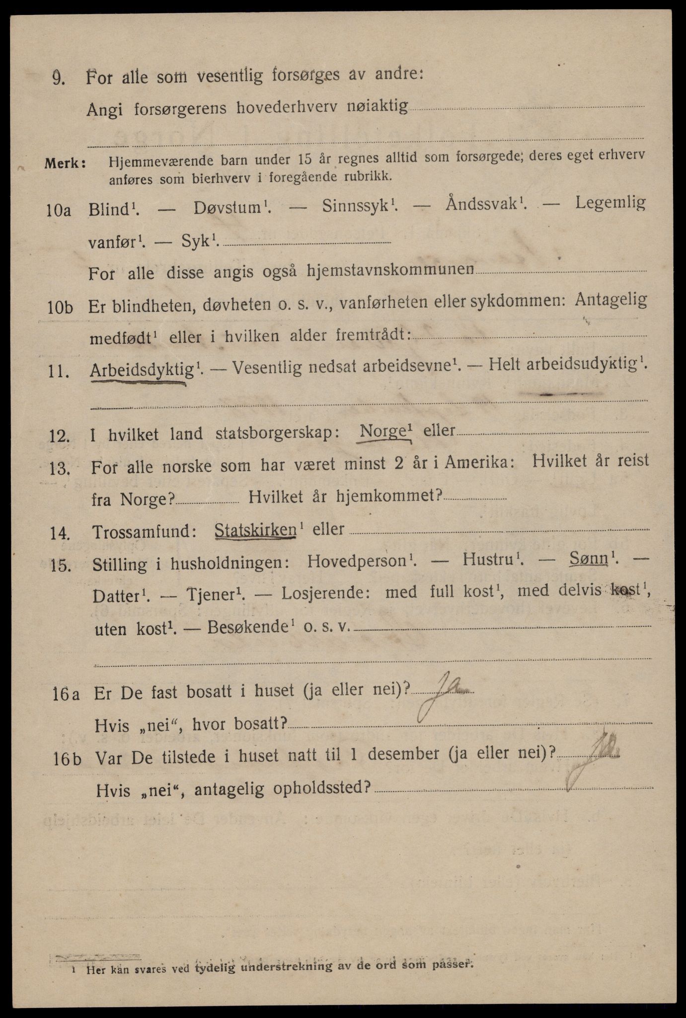 SAST, 1920 census for Stavanger, 1920, p. 41911