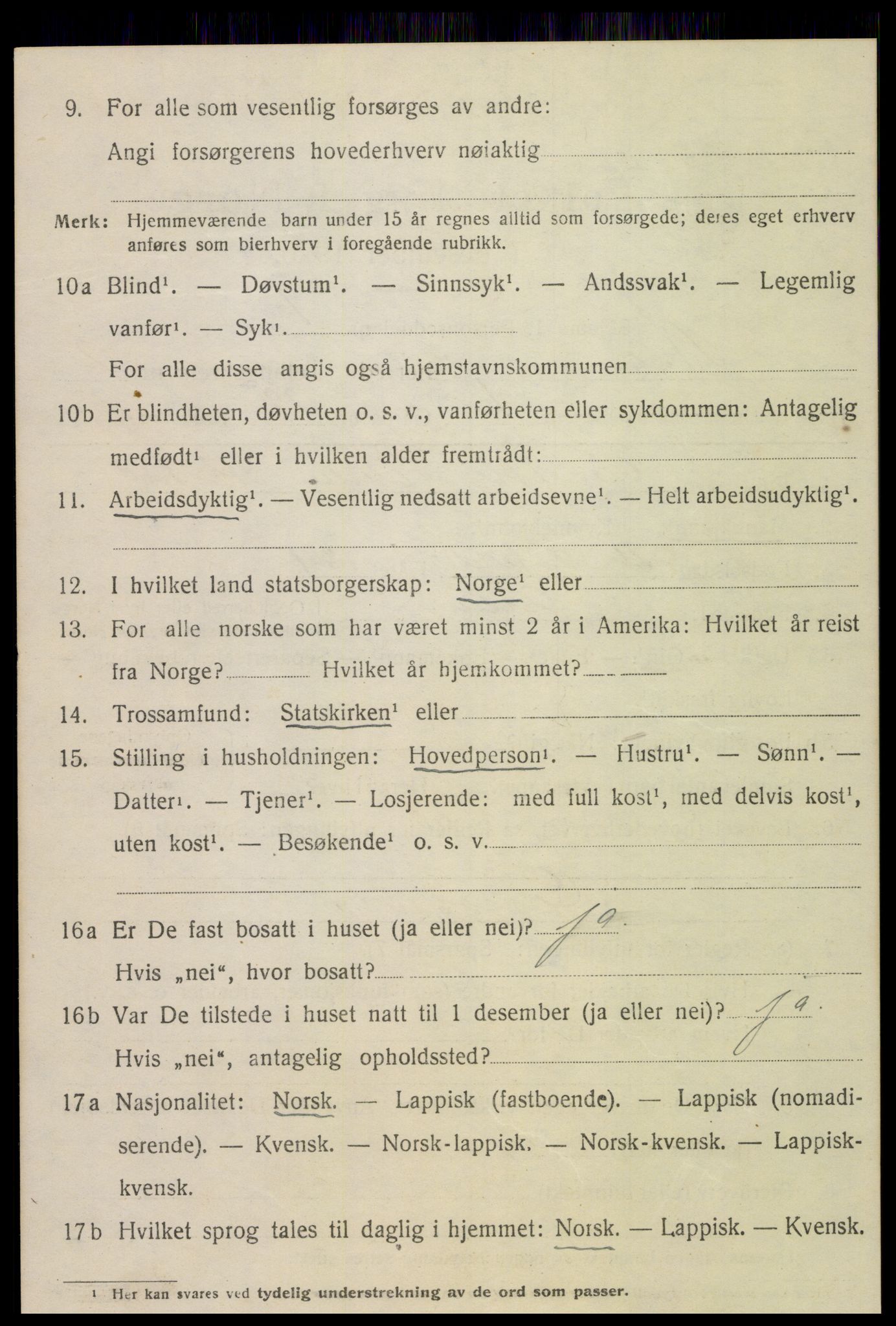 SAT, 1920 census for Åsen, 1920, p. 1709