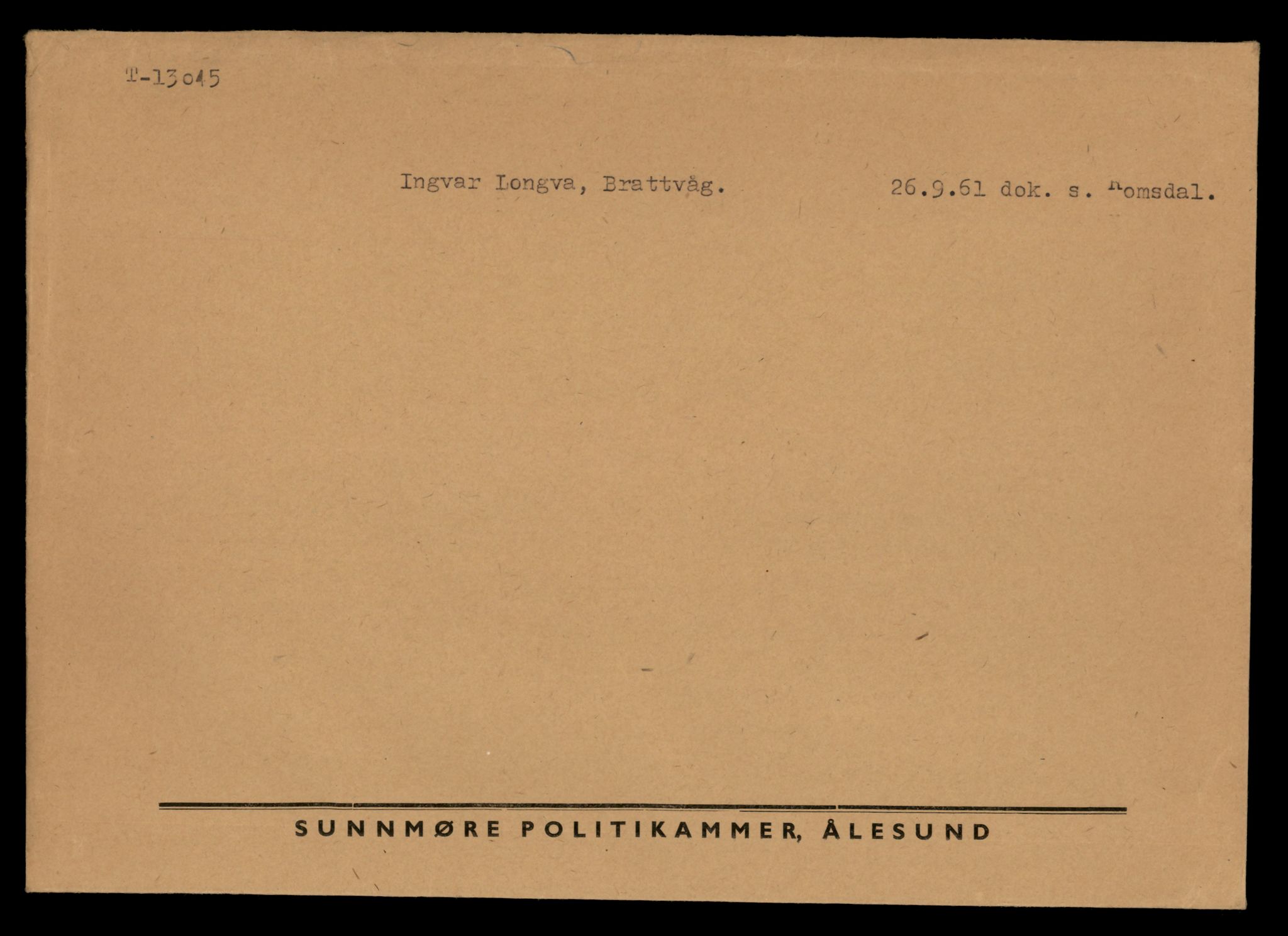 Møre og Romsdal vegkontor - Ålesund trafikkstasjon, AV/SAT-A-4099/F/Fe/L0037: Registreringskort for kjøretøy T 13031 - T 13179, 1927-1998, p. 321