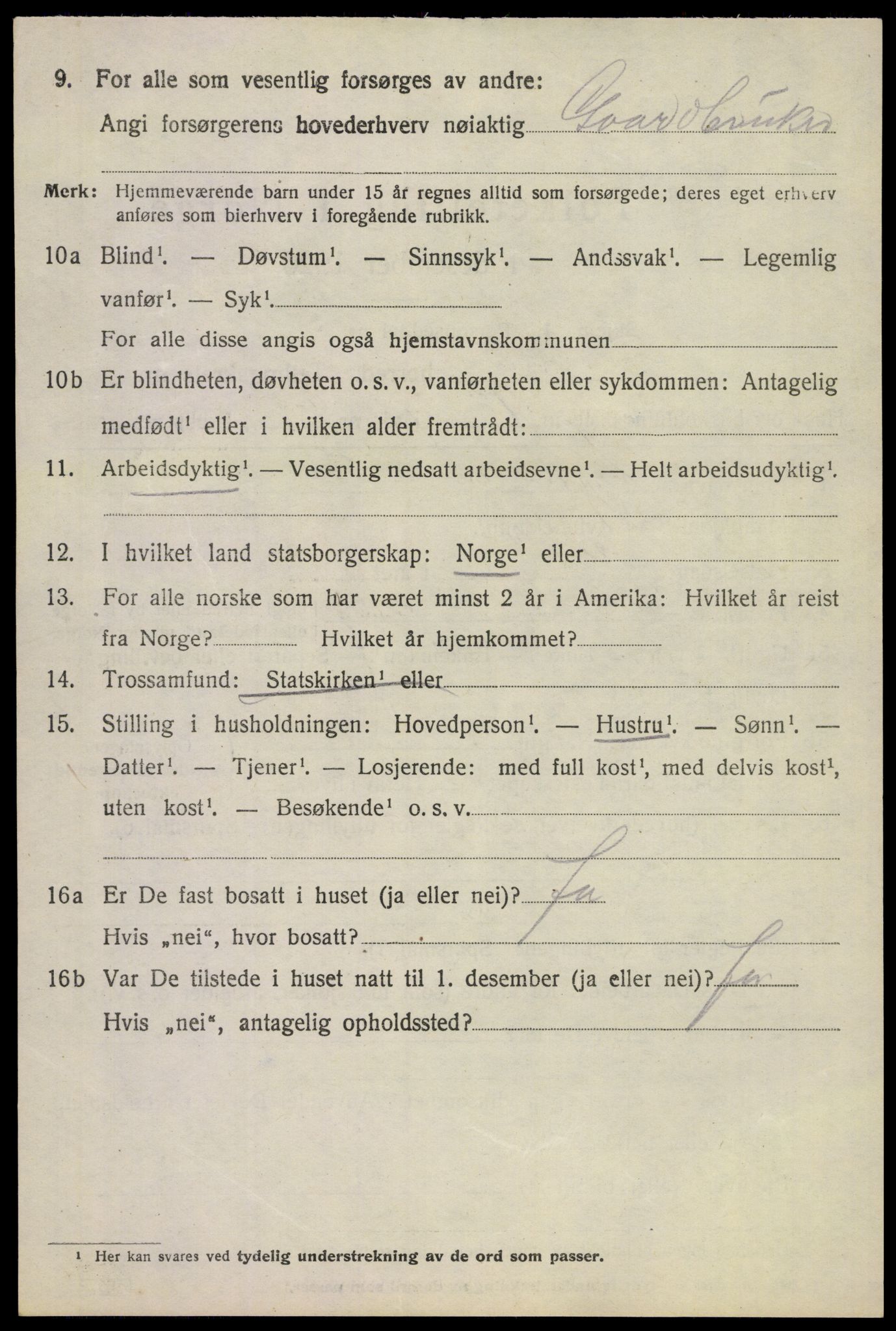 SAKO, 1920 census for Borre, 1920, p. 7127