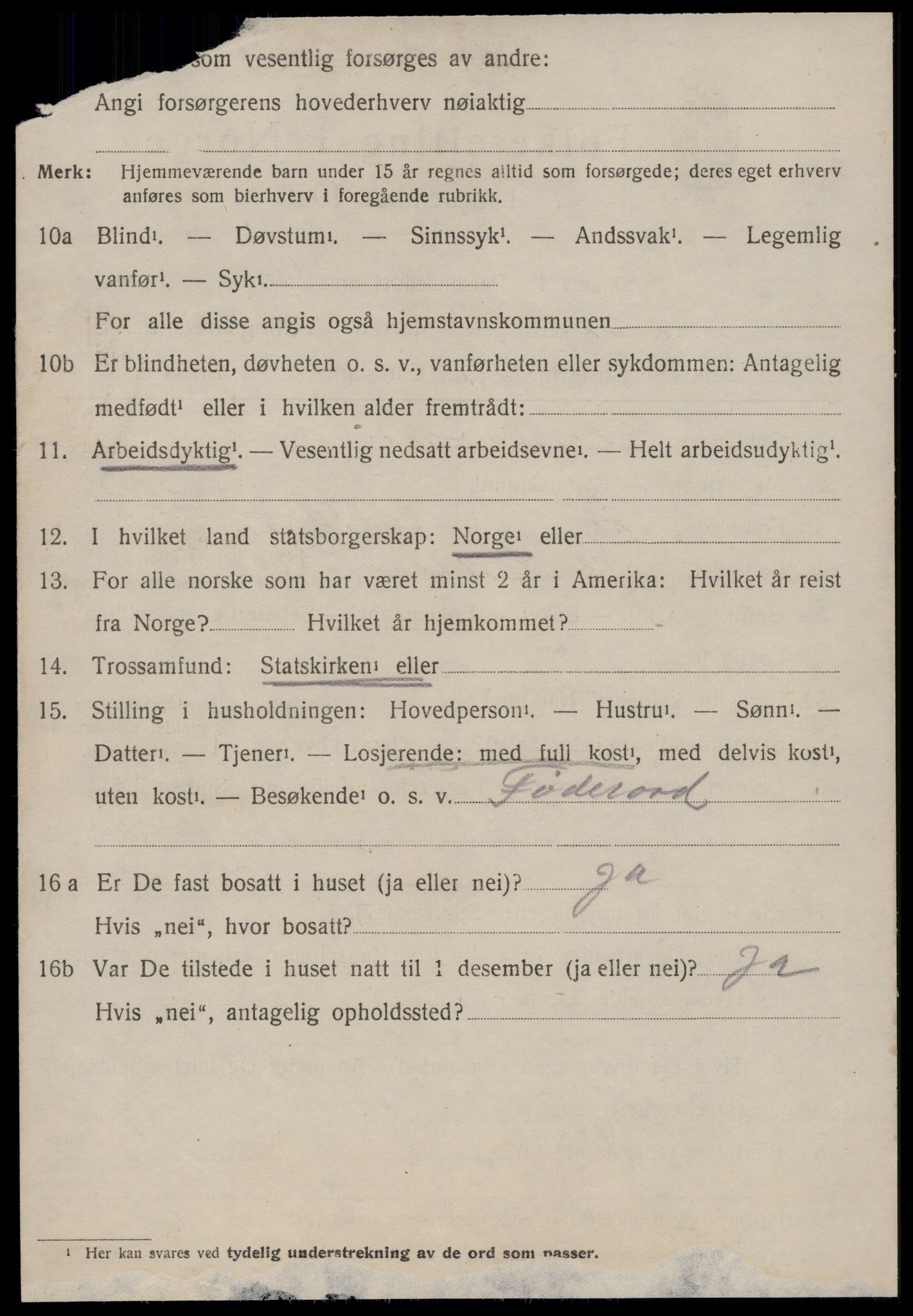 SAT, 1920 census for Ørsta, 1920, p. 4795