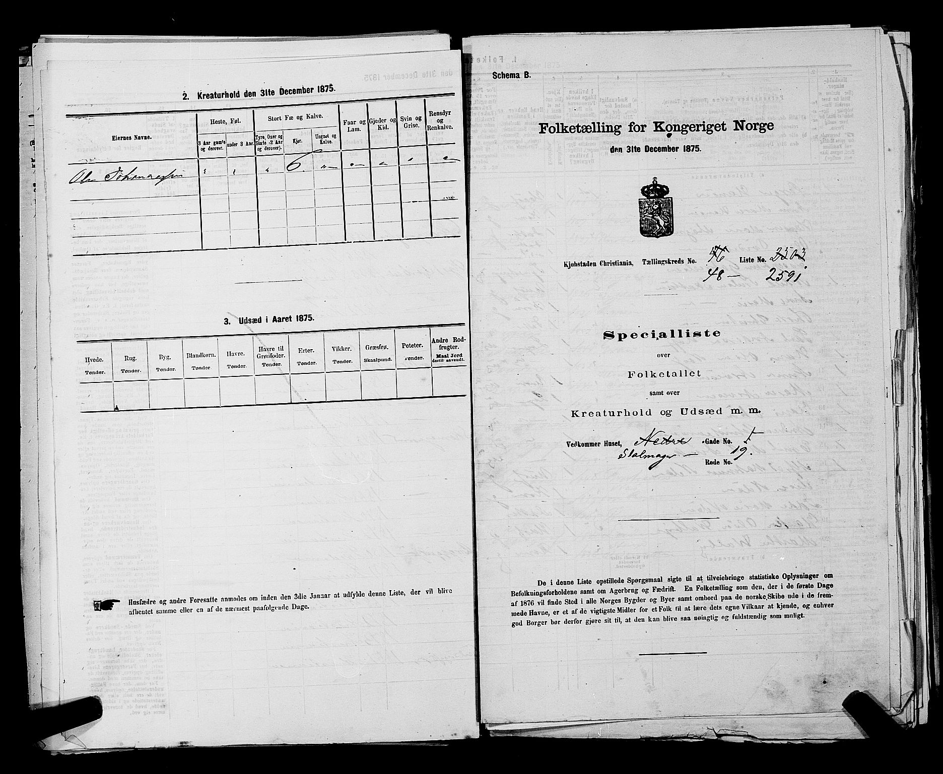 RA, 1875 census for 0301 Kristiania, 1875, p. 7241