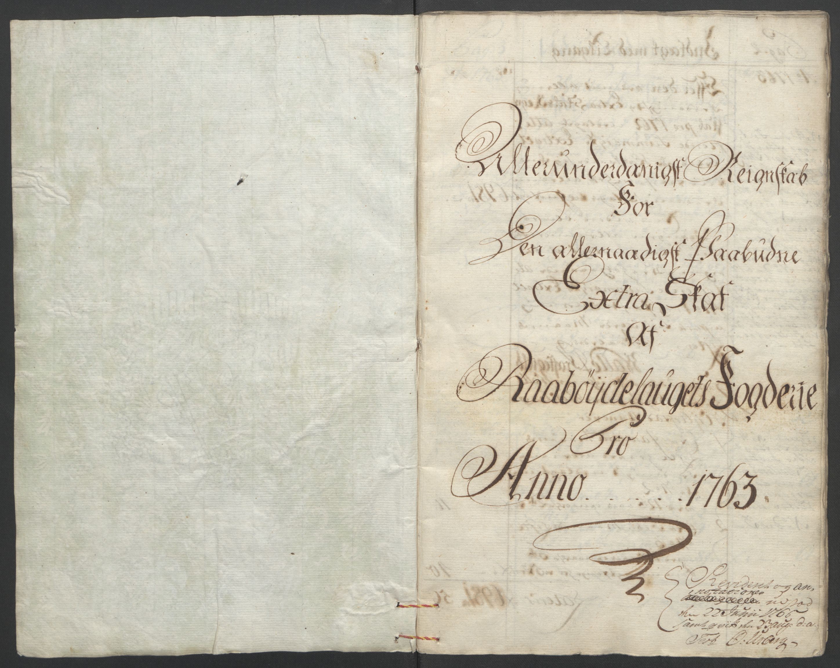 Rentekammeret inntil 1814, Reviderte regnskaper, Fogderegnskap, AV/RA-EA-4092/R40/L2517: Ekstraskatten Råbyggelag, 1762-1763, p. 257