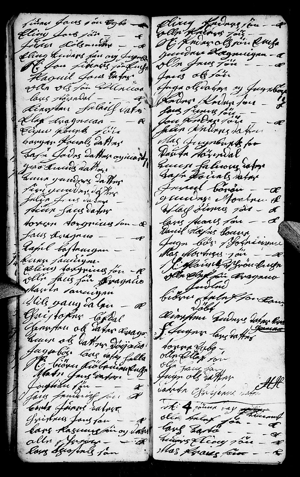 Dypvåg sokneprestkontor, AV/SAK-1111-0007/F/Fb/Fba/L0005: Parish register (copy) no. B 5, 1732-1746, p. 11