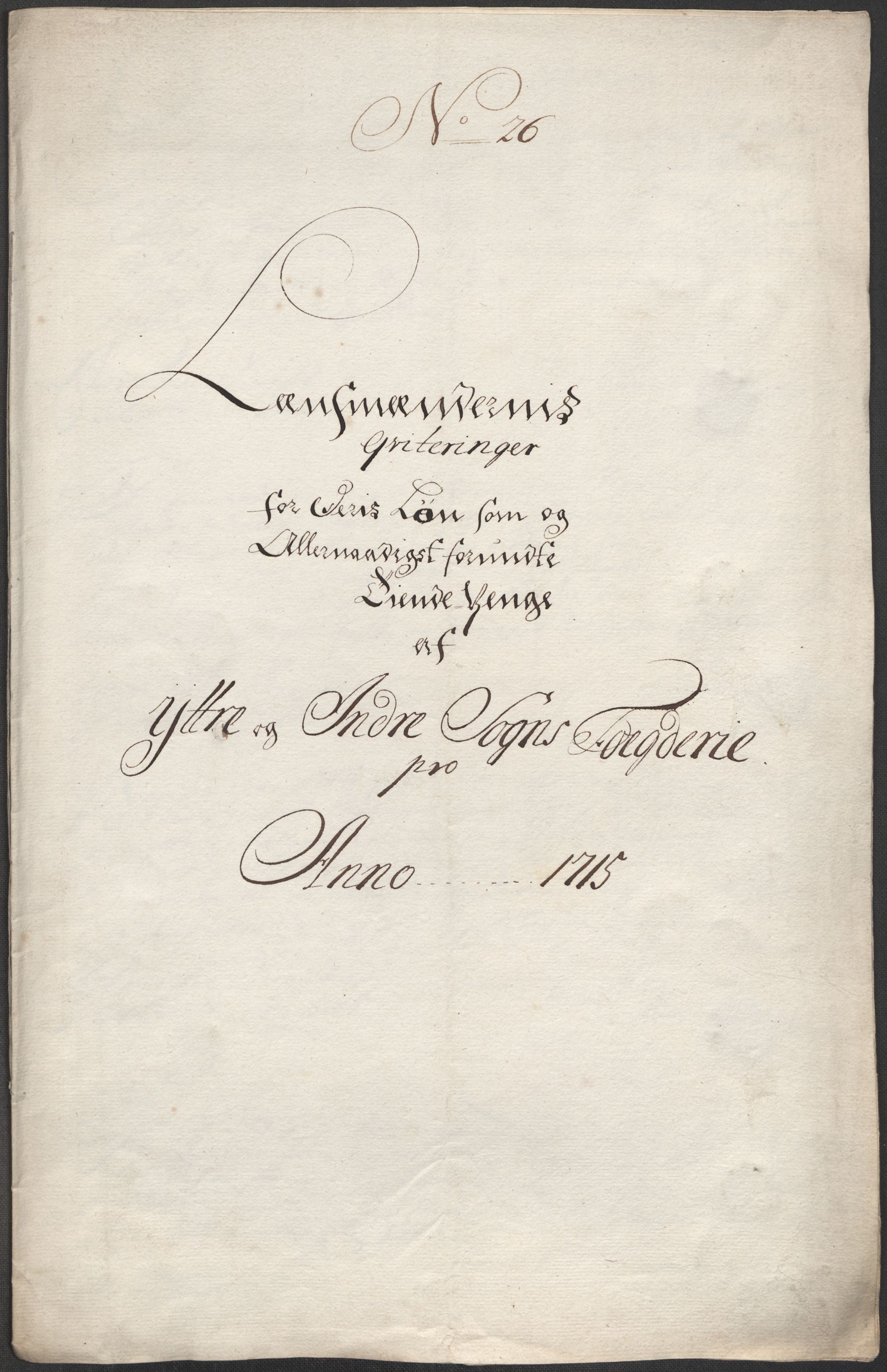 Rentekammeret inntil 1814, Reviderte regnskaper, Fogderegnskap, RA/EA-4092/R52/L3320: Fogderegnskap Sogn, 1715-1716, p. 205