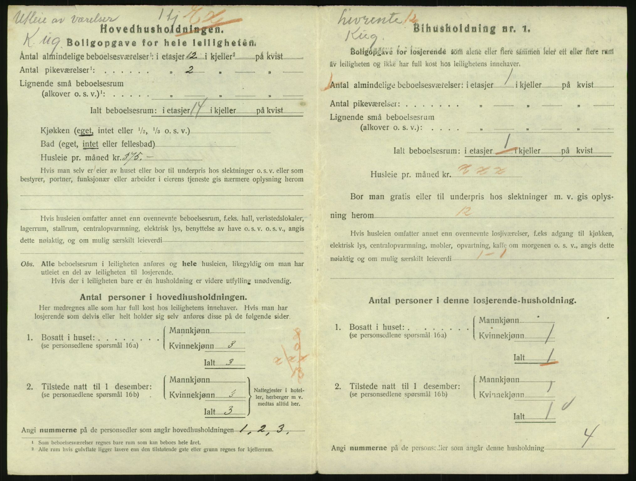 SAO, 1920 census for Kristiania, 1920, p. 45567