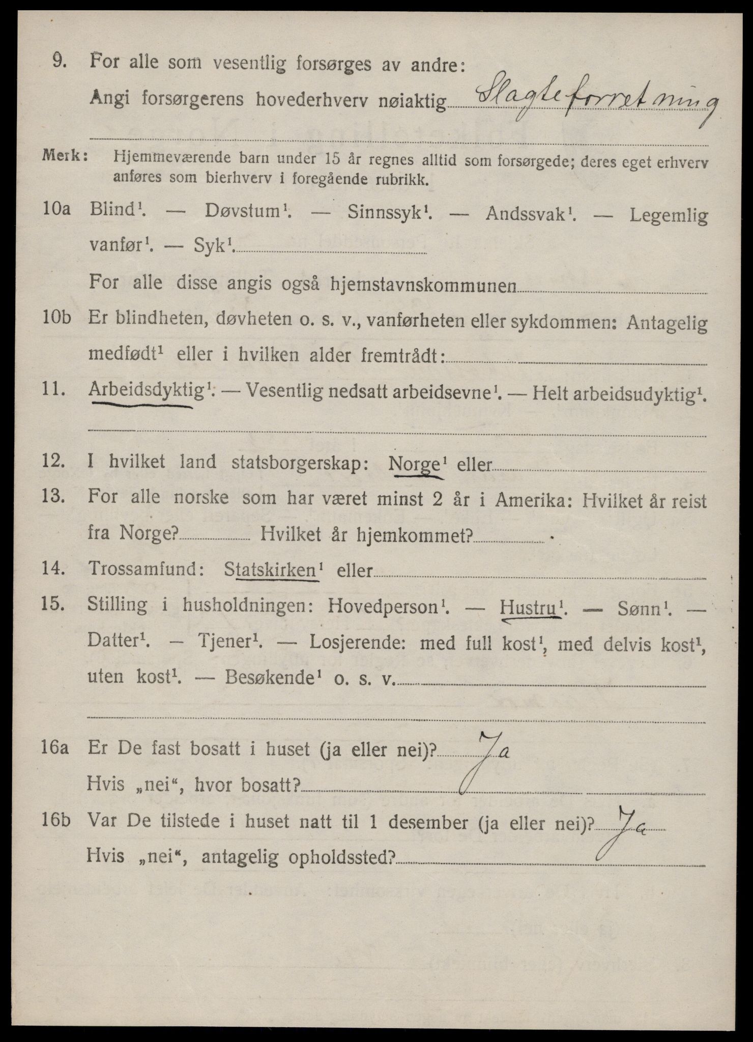 SAT, 1920 census for Vestnes, 1920, p. 1668