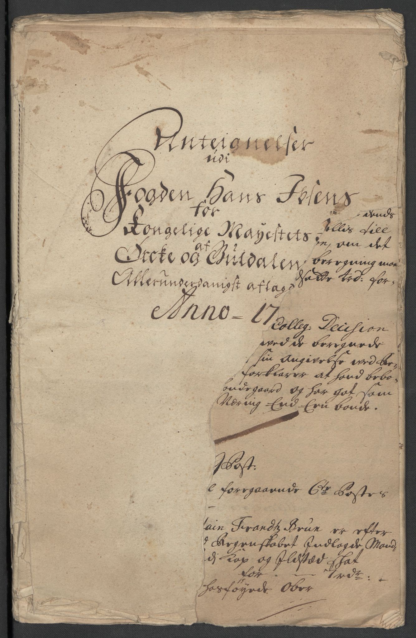 Rentekammeret inntil 1814, Reviderte regnskaper, Fogderegnskap, AV/RA-EA-4092/R60/L3962: Fogderegnskap Orkdal og Gauldal, 1711, p. 364