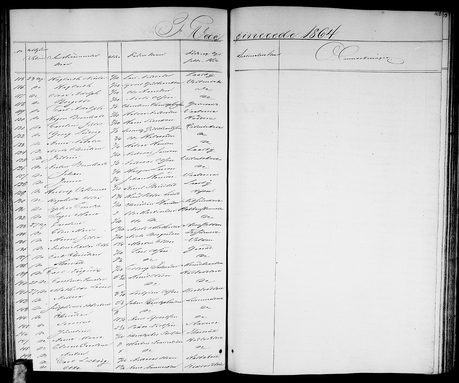 Skedsmo prestekontor Kirkebøker, SAO/A-10033a/G/Ga/L0002: Parish register (copy) no. I 2, 1855-1872, p. 412