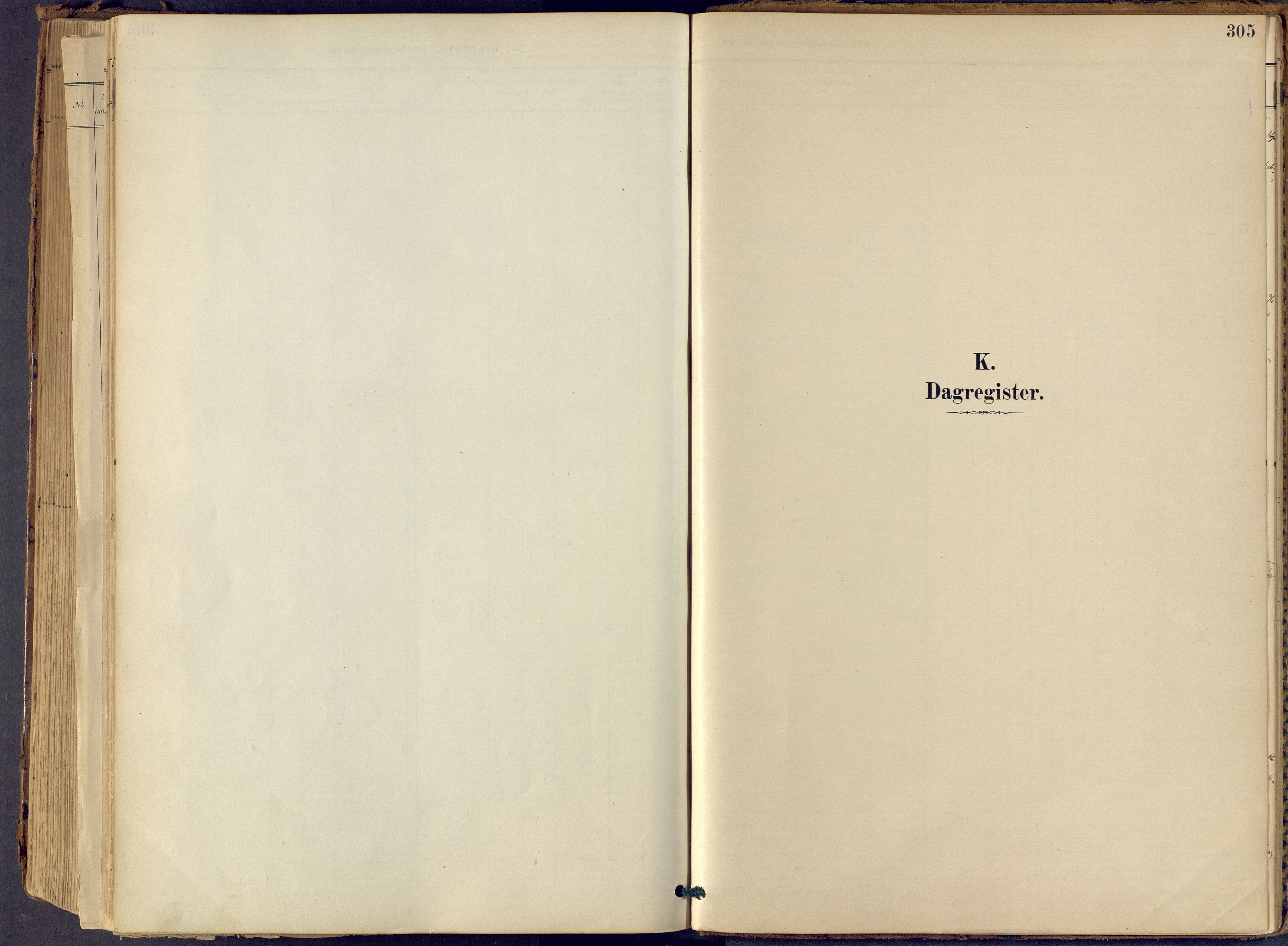 Lier kirkebøker, SAKO/A-230/F/Fb/L0001: Parish register (official) no. II 1, 1883-1910, p. 305