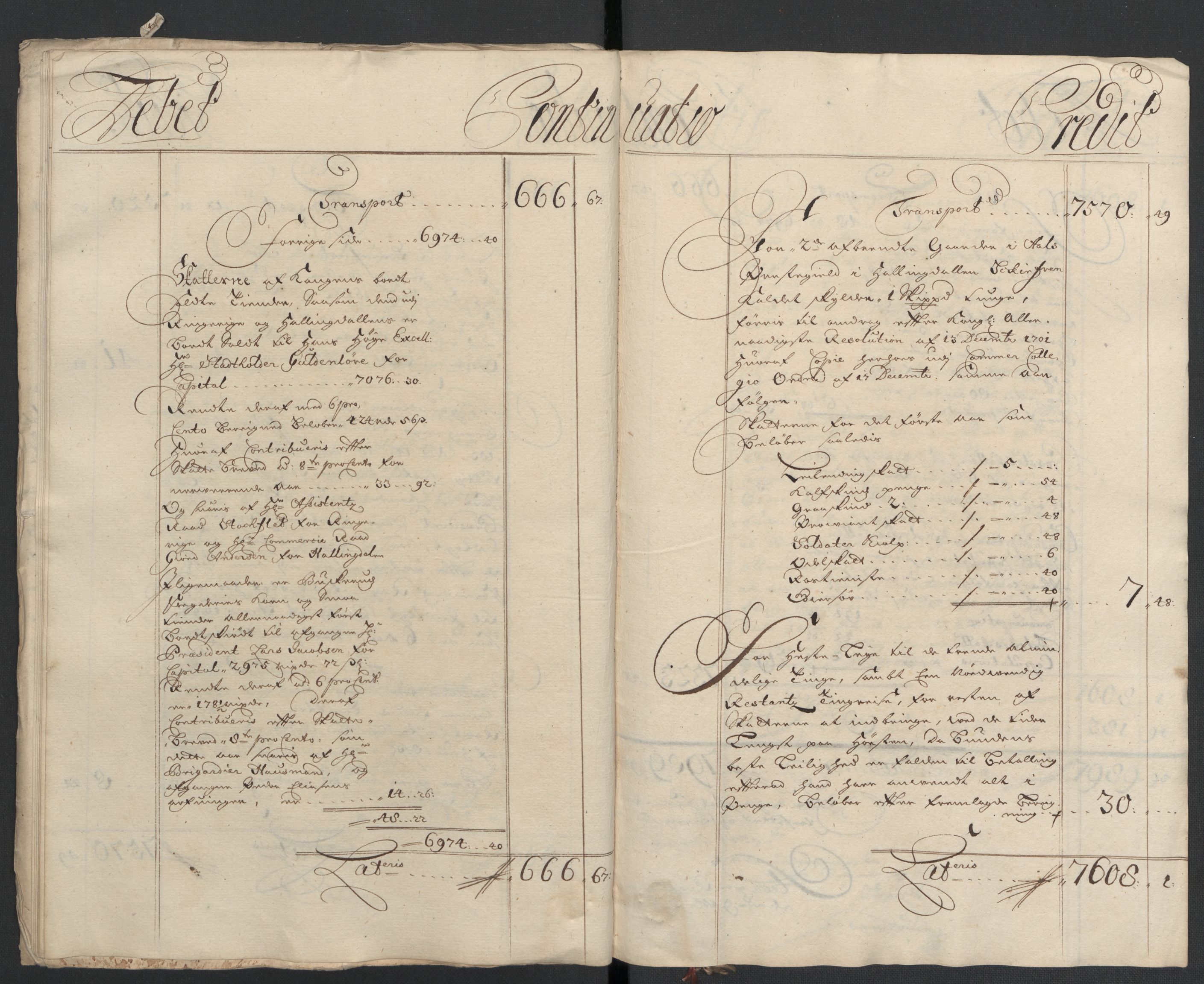 Rentekammeret inntil 1814, Reviderte regnskaper, Fogderegnskap, RA/EA-4092/R22/L1458: Fogderegnskap Ringerike, Hallingdal og Buskerud, 1701, p. 16