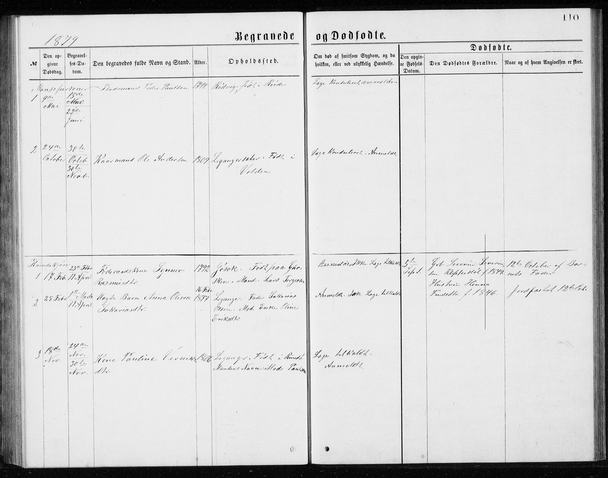 Ministerialprotokoller, klokkerbøker og fødselsregistre - Møre og Romsdal, AV/SAT-A-1454/508/L0097: Parish register (copy) no. 508C01, 1873-1897, p. 110