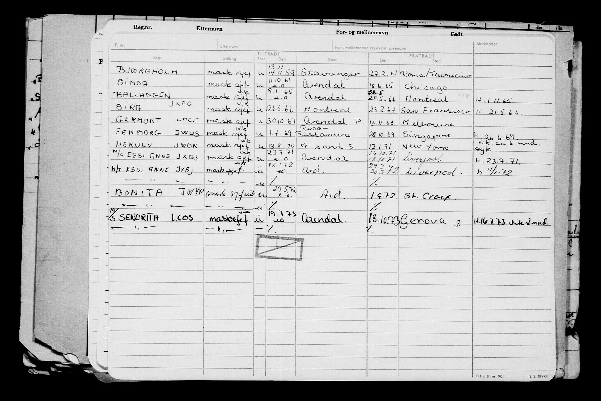 Direktoratet for sjømenn, AV/RA-S-3545/G/Gb/L0056: Hovedkort, 1904, p. 838