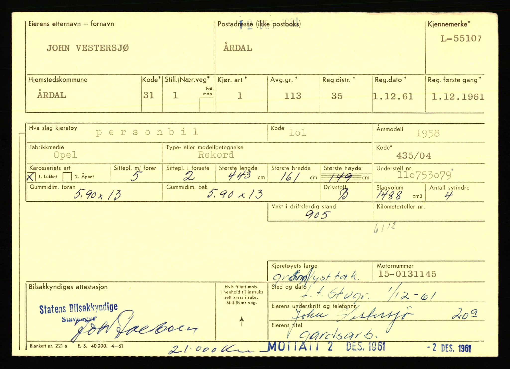 Stavanger trafikkstasjon, AV/SAST-A-101942/0/F/L0054: L-54200 - L-55699, 1930-1971, p. 1869