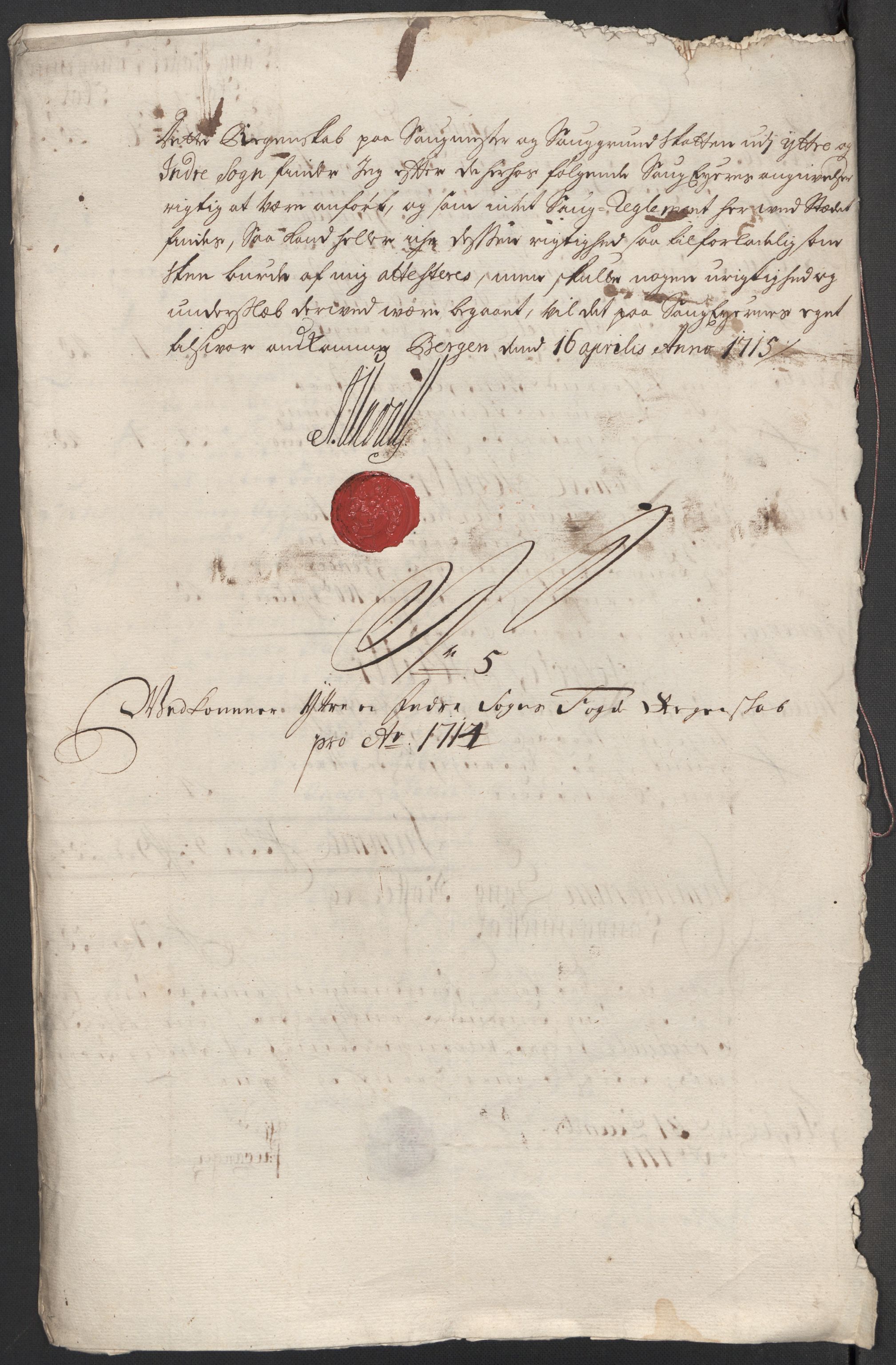 Rentekammeret inntil 1814, Reviderte regnskaper, Fogderegnskap, AV/RA-EA-4092/R52/L3319: Fogderegnskap Sogn, 1713-1714, p. 730