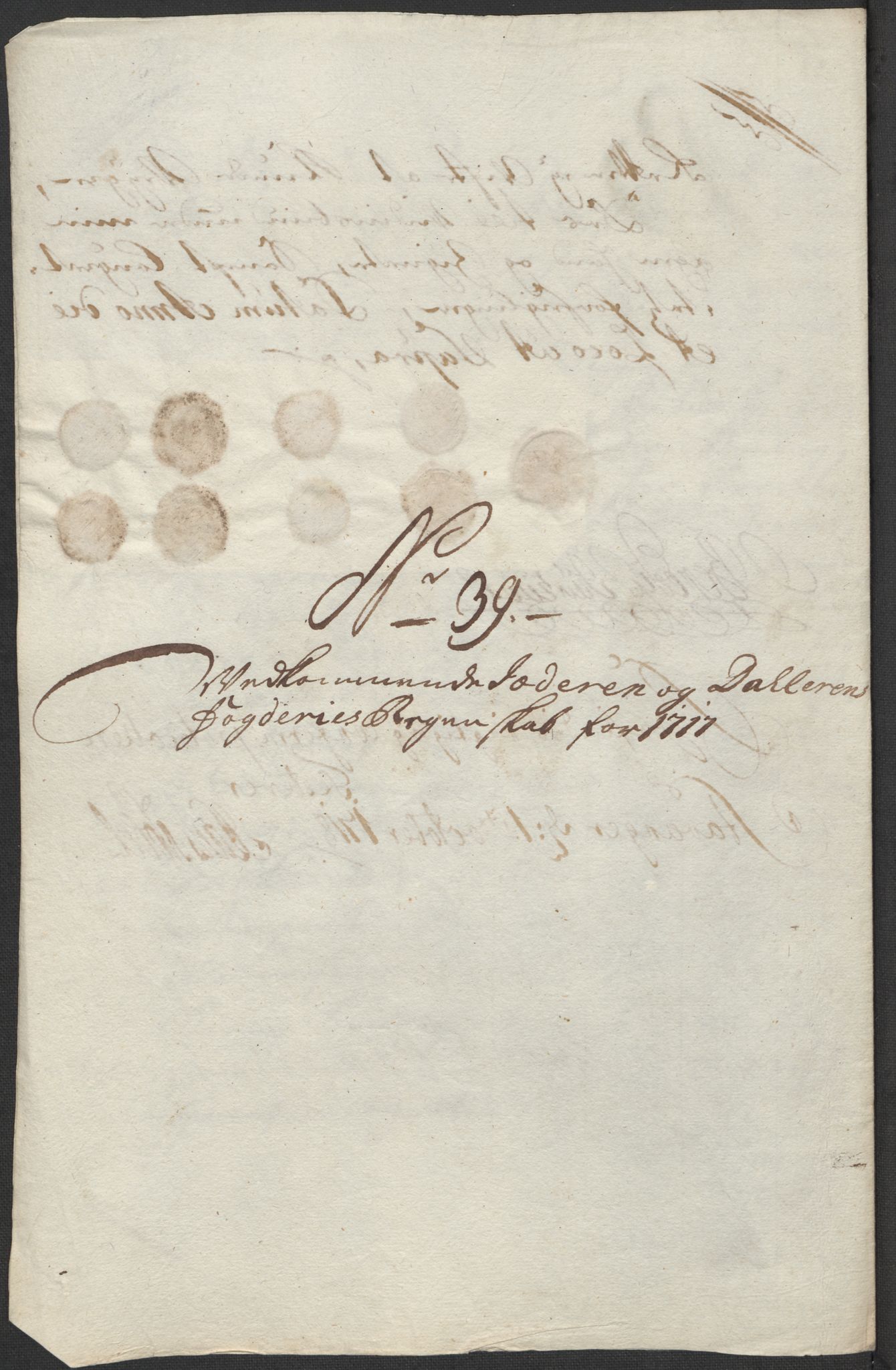 Rentekammeret inntil 1814, Reviderte regnskaper, Fogderegnskap, AV/RA-EA-4092/R46/L2742: Fogderegnskap Jæren og Dalane, 1717, p. 168