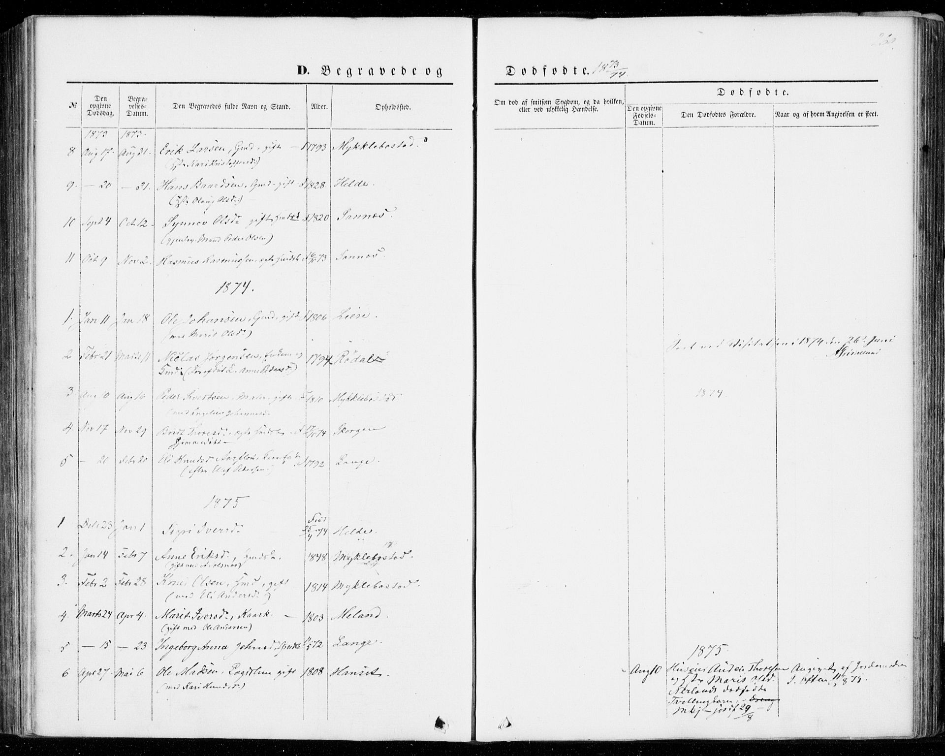 Ministerialprotokoller, klokkerbøker og fødselsregistre - Møre og Romsdal, SAT/A-1454/554/L0643: Parish register (official) no. 554A01, 1846-1879, p. 269