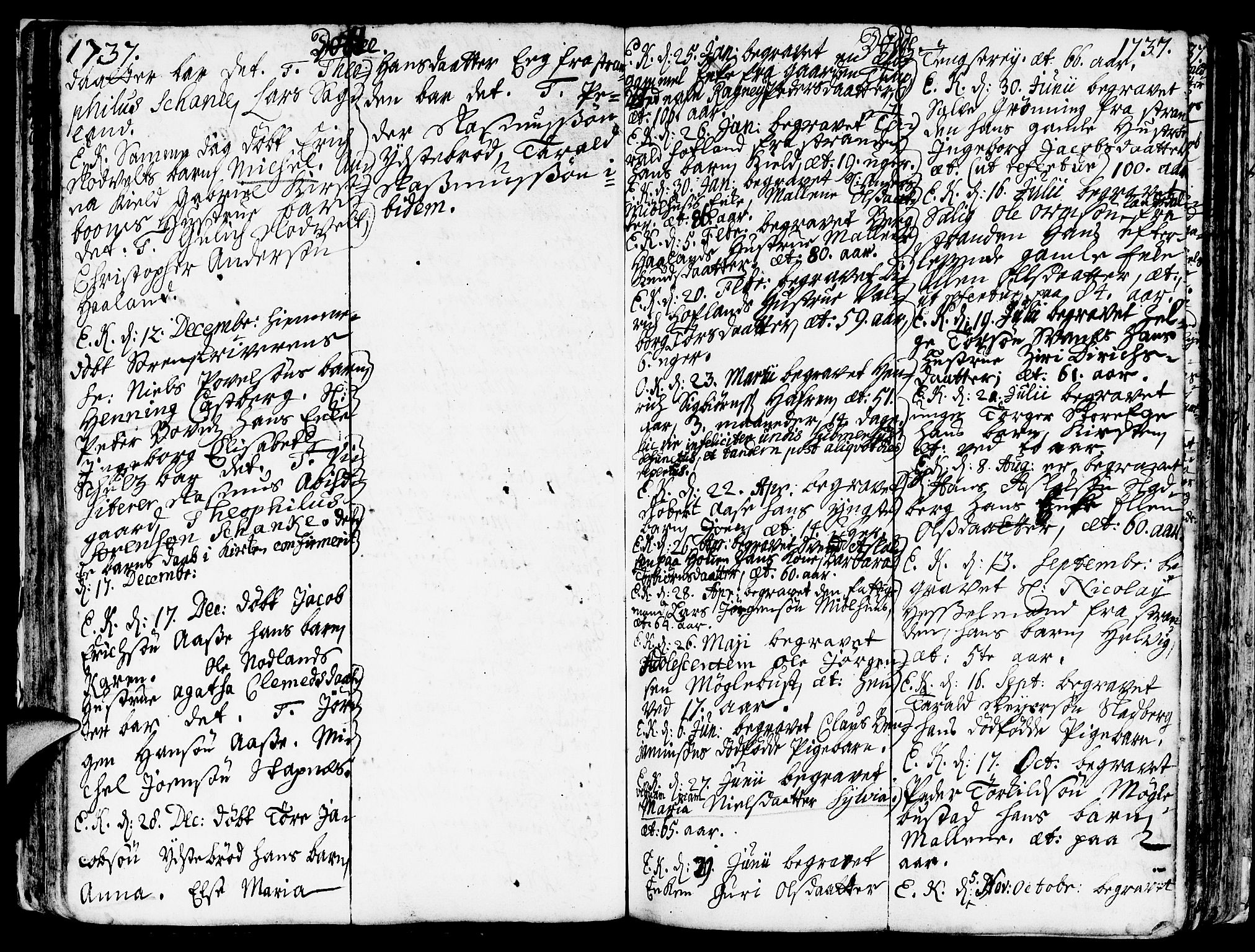 Eigersund sokneprestkontor, AV/SAST-A-101807/S08/L0002: Parish register (official) no. A 2, 1720-1757