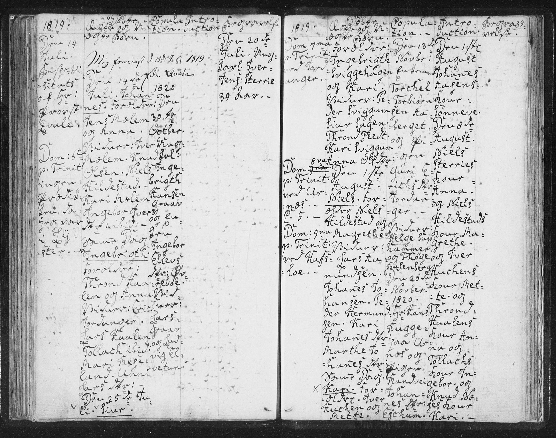 Hafslo sokneprestembete, AV/SAB-A-80301/H/Haa/Haaa/L0003: Parish register (official) no. A 3, 1807-1821, p. 89