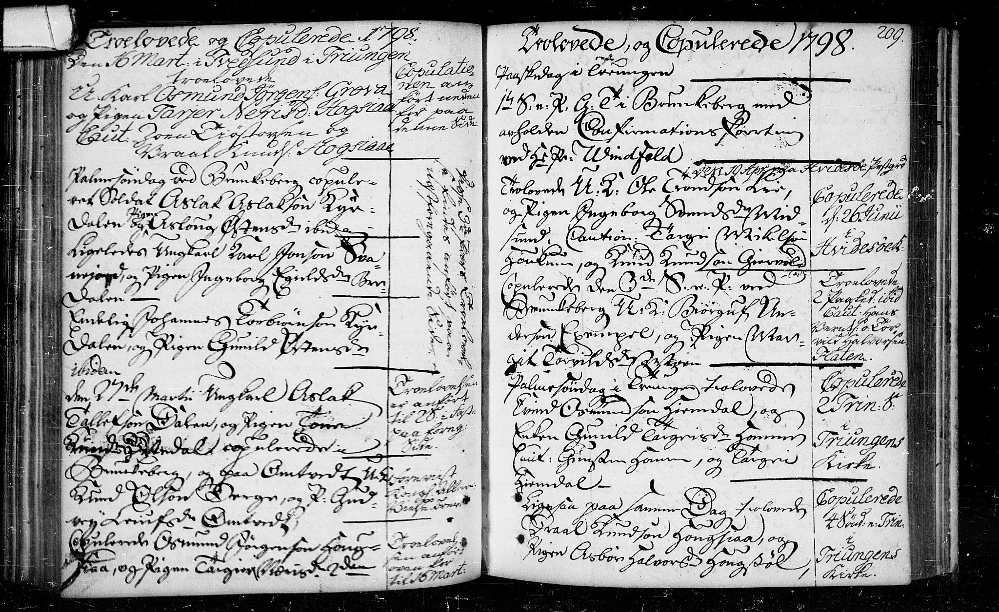 Kviteseid kirkebøker, SAKO/A-276/F/Fa/L0003: Parish register (official) no. I 3, 1787-1799, p. 209