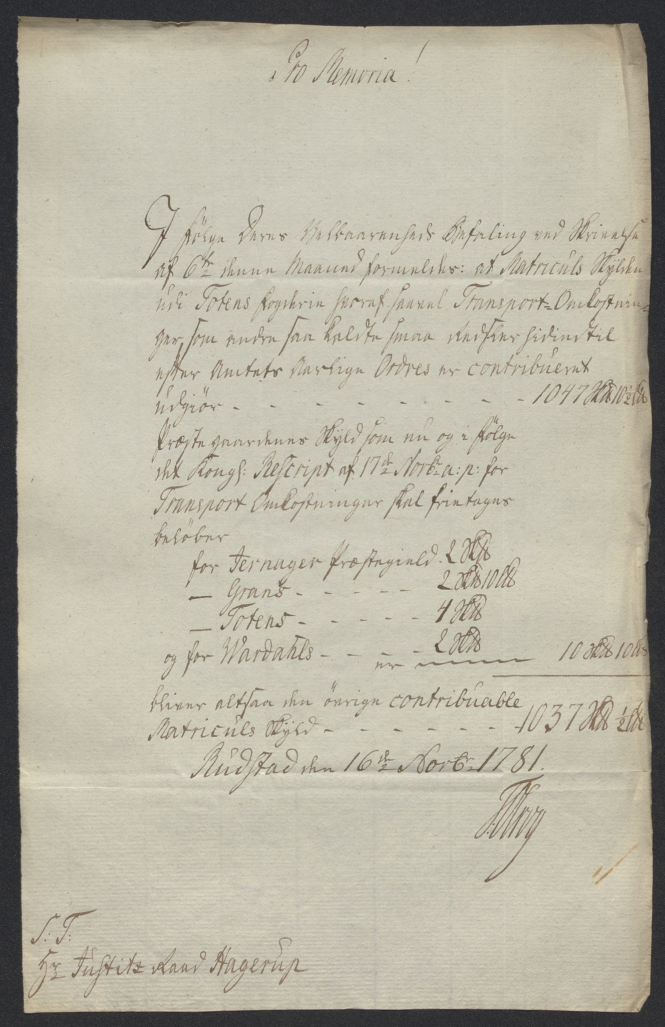 Kristiania tukthus, AV/SAO-A-10644/A/Ad/Adc/L0001: Innkomne skriv, 1740-1789, p. 237