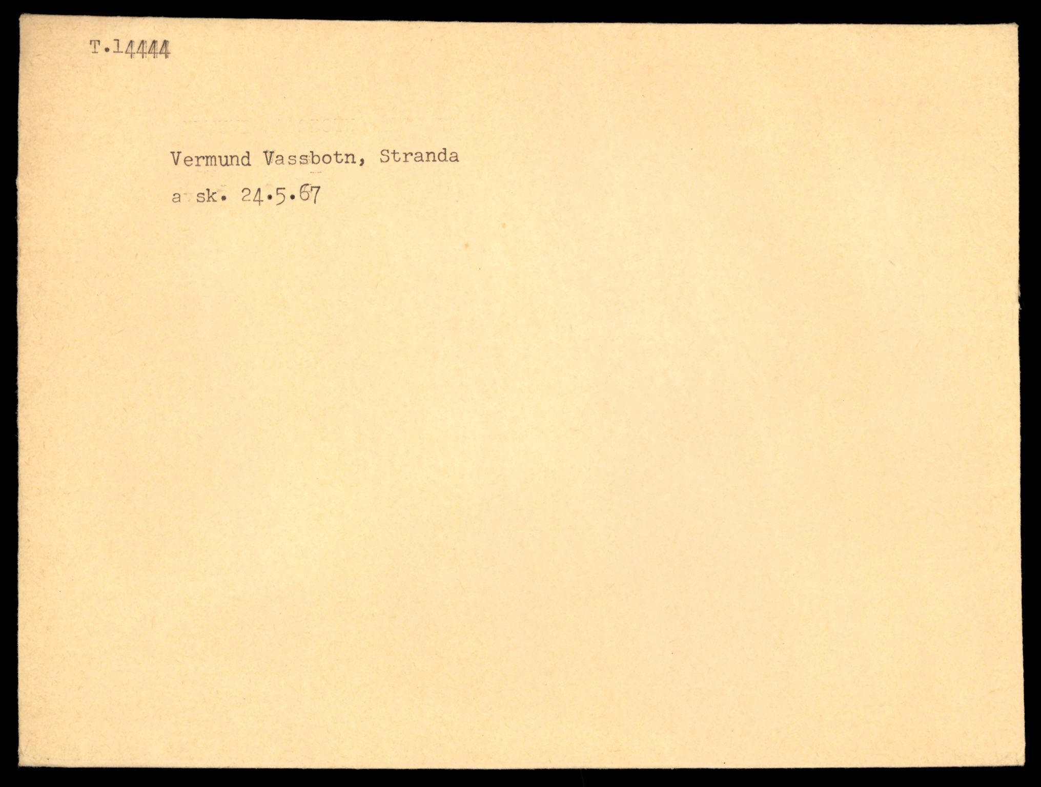 Møre og Romsdal vegkontor - Ålesund trafikkstasjon, AV/SAT-A-4099/F/Fe/L0045: Registreringskort for kjøretøy T 14320 - T 14444, 1927-1998, p. 3268