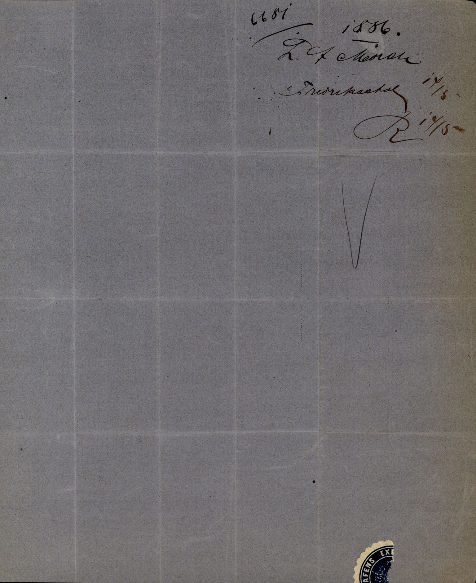 Pa 63 - Østlandske skibsassuranceforening, VEMU/A-1079/G/Ga/L0019/0007: Havaridokumenter / Flora, Foldin, Fix, Flora, Hast, Kvik, Pehr, 1886-1887, p. 27