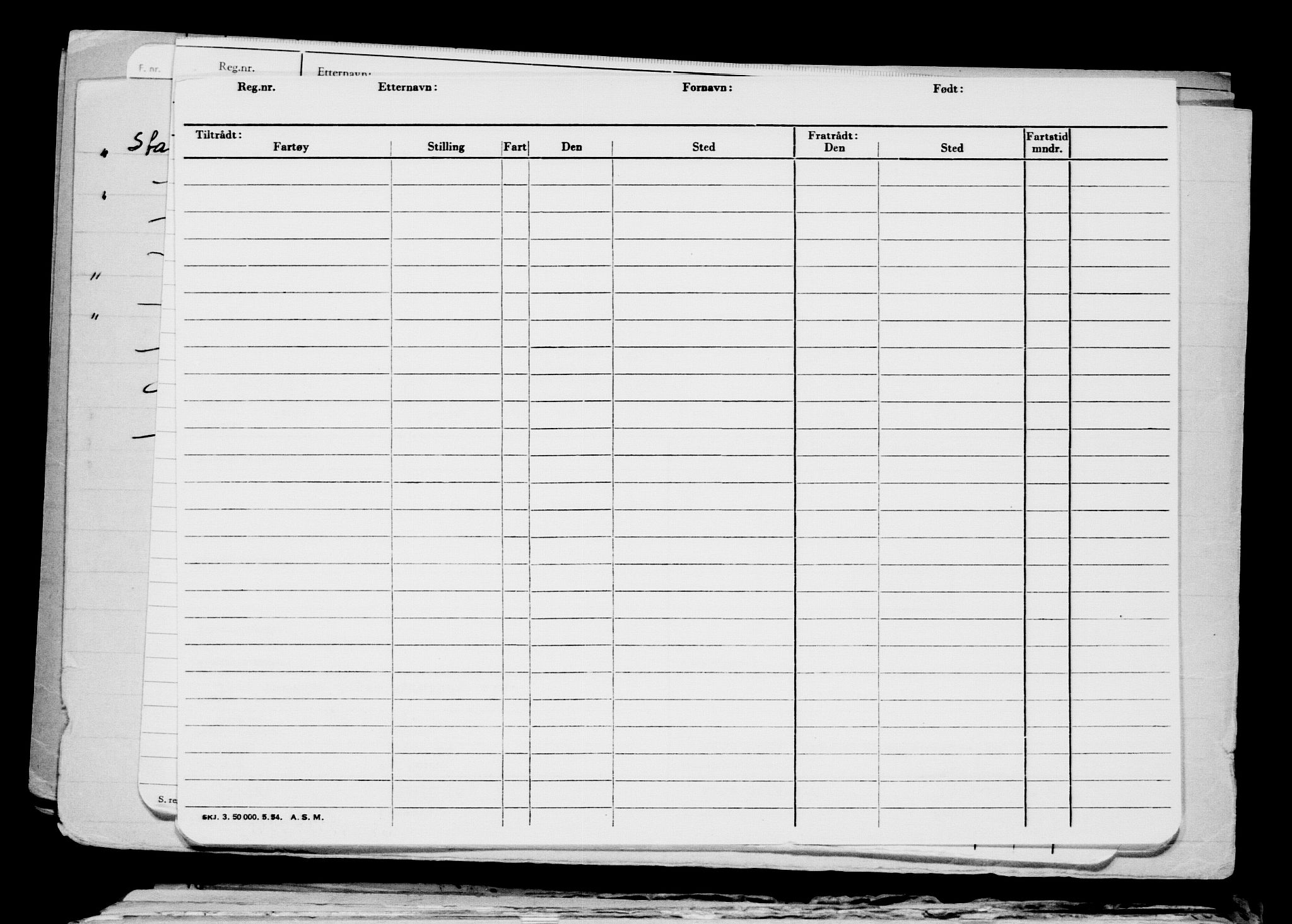 Direktoratet for sjømenn, RA/S-3545/G/Gb/L0180: Hovedkort, 1920, p. 575