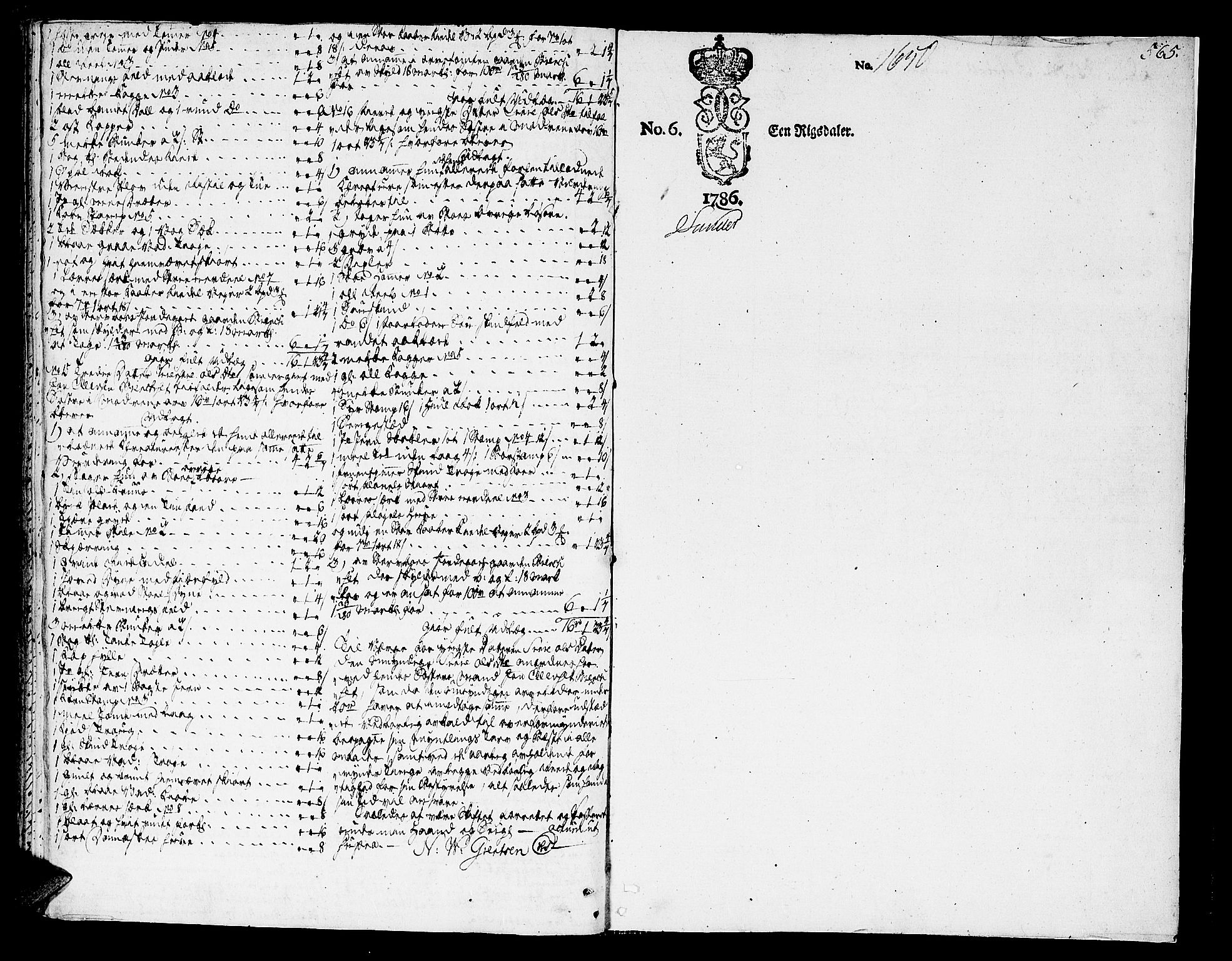 Gauldal sorenskriveri, SAT/A-0014/1/3/3A/L0008: Skifteprotokoll, 1786-1791, p. 564b-565a