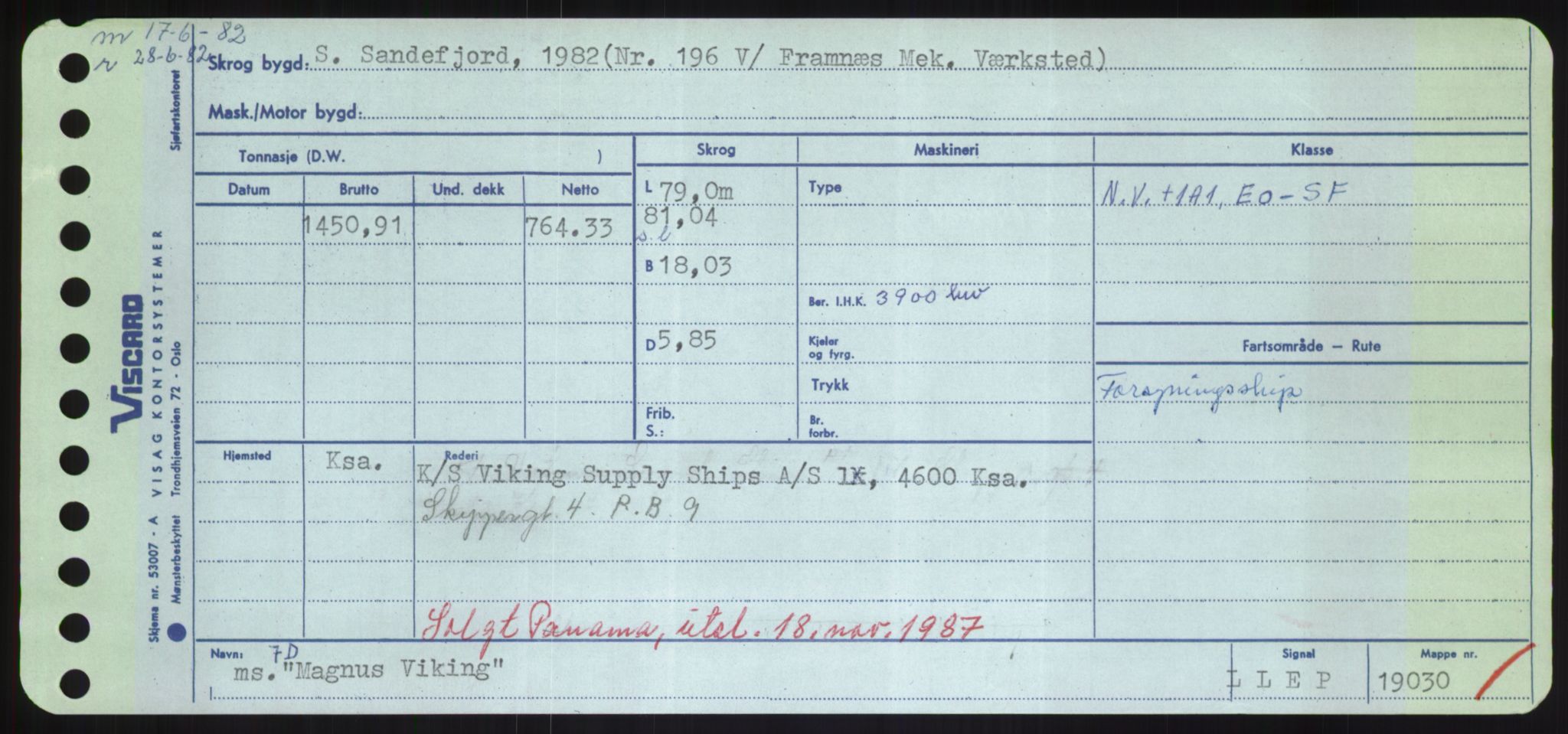 Sjøfartsdirektoratet med forløpere, Skipsmålingen, RA/S-1627/H/Hd/L0024: Fartøy, M-Mim, p. 101