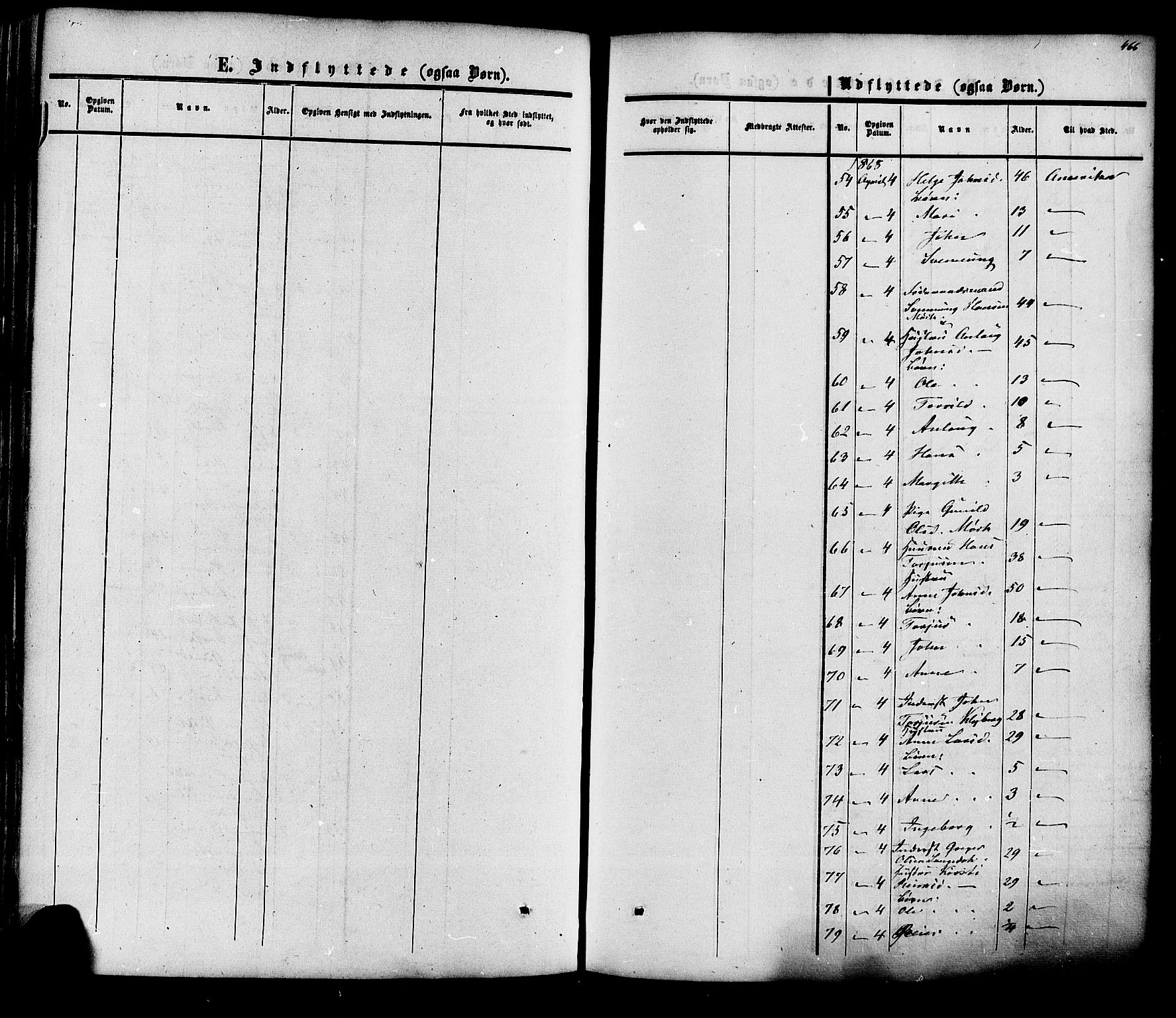 Heddal kirkebøker, SAKO/A-268/F/Fa/L0007: Parish register (official) no. I 7, 1855-1877, p. 466