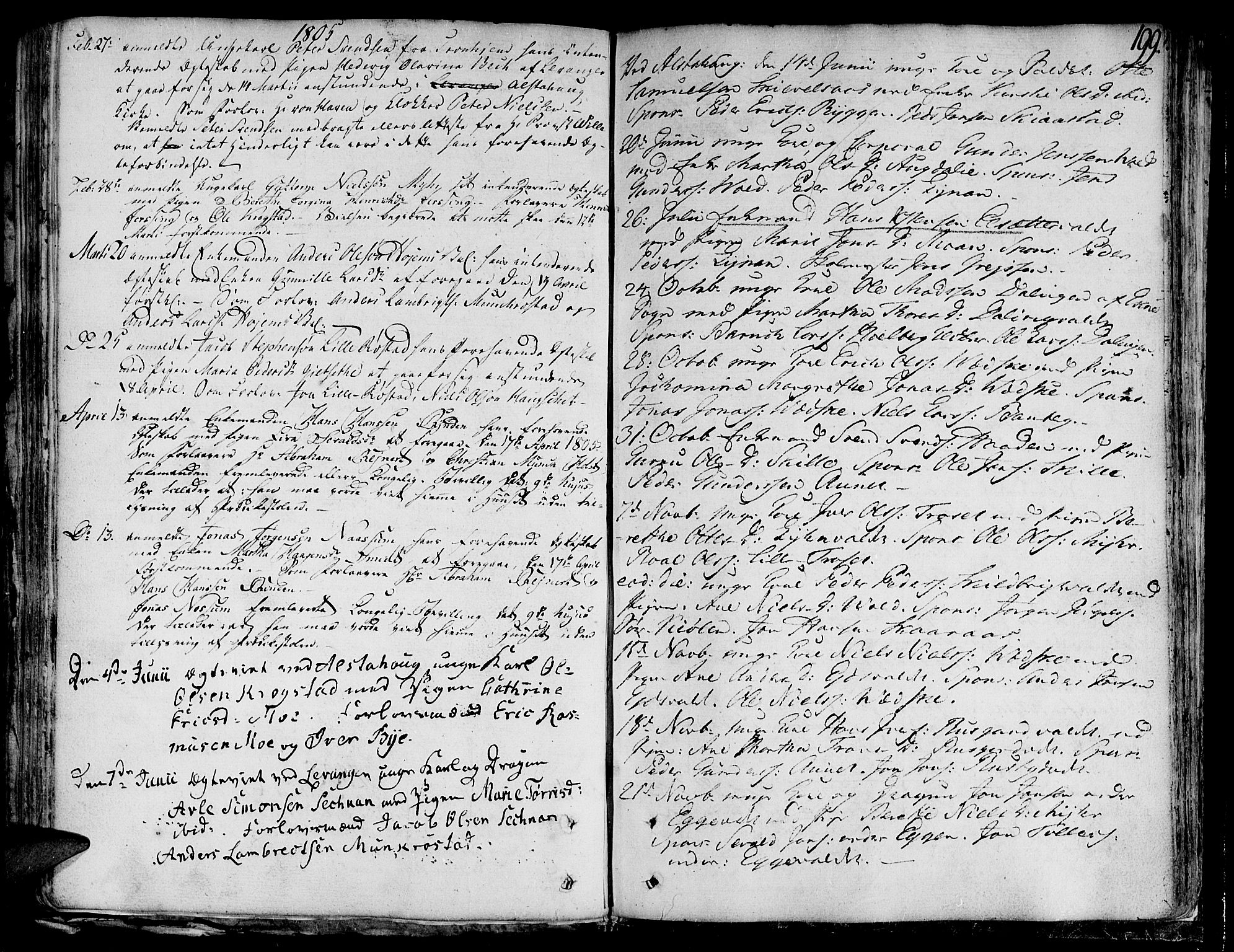 Ministerialprotokoller, klokkerbøker og fødselsregistre - Nord-Trøndelag, AV/SAT-A-1458/717/L0142: Parish register (official) no. 717A02 /1, 1783-1809, p. 199
