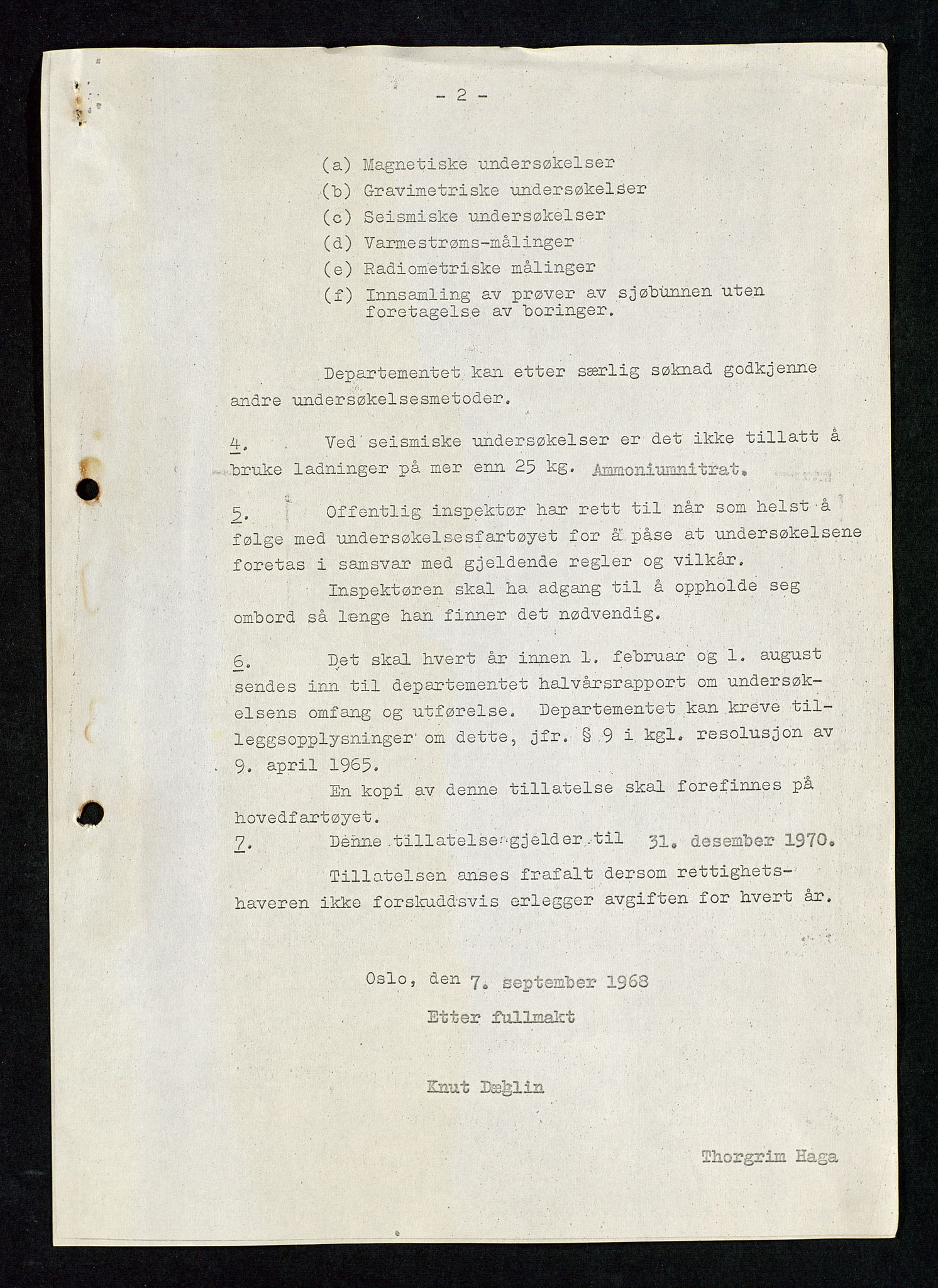 Industridepartementet, Oljekontoret, AV/SAST-A-101348/Da/L0003: Arkivnøkkel 711 Undersøkelser og utforskning, 1963-1971, p. 493