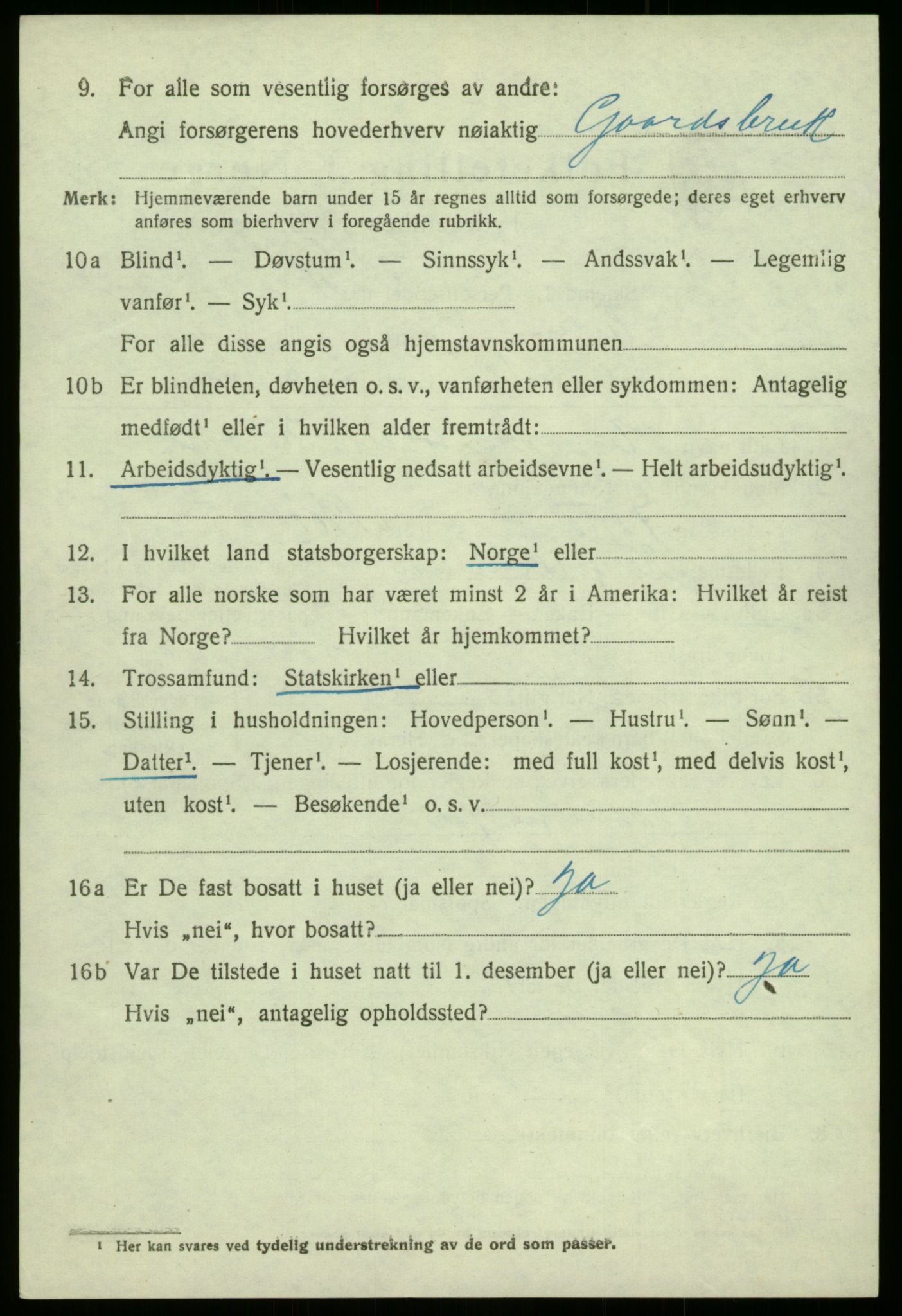 SAB, 1920 census for Solund, 1920, p. 3413