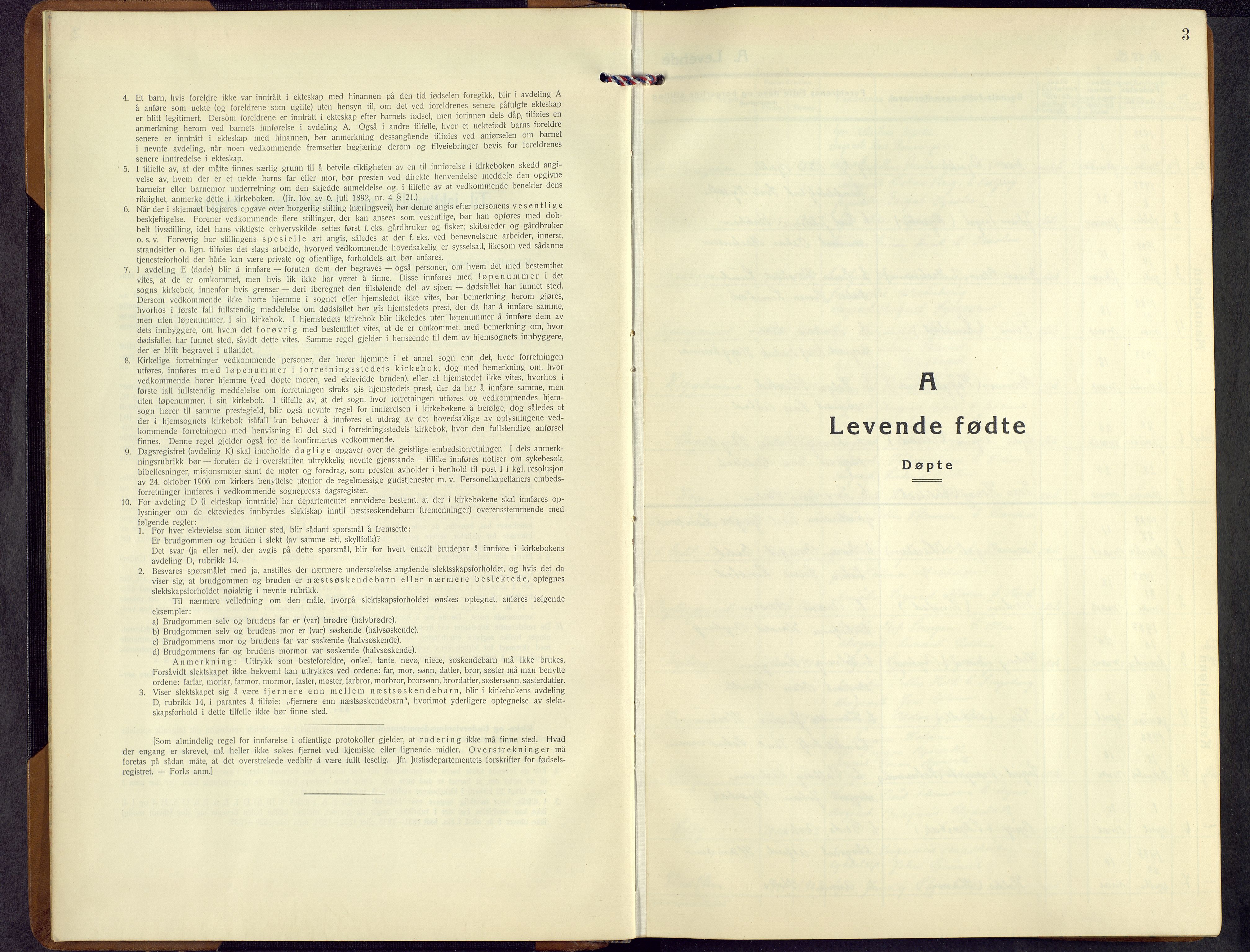 Trysil prestekontor, SAH/PREST-046/H/Ha/Hab/L0011: Parish register (copy) no. 11, 1934-1965, p. 3