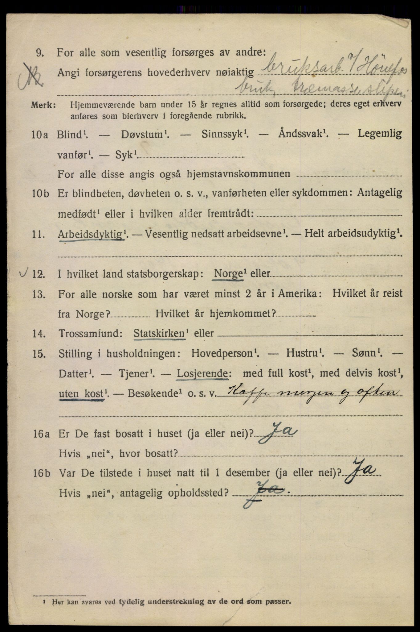 SAO, 1920 census for Kristiania, 1920, p. 295530