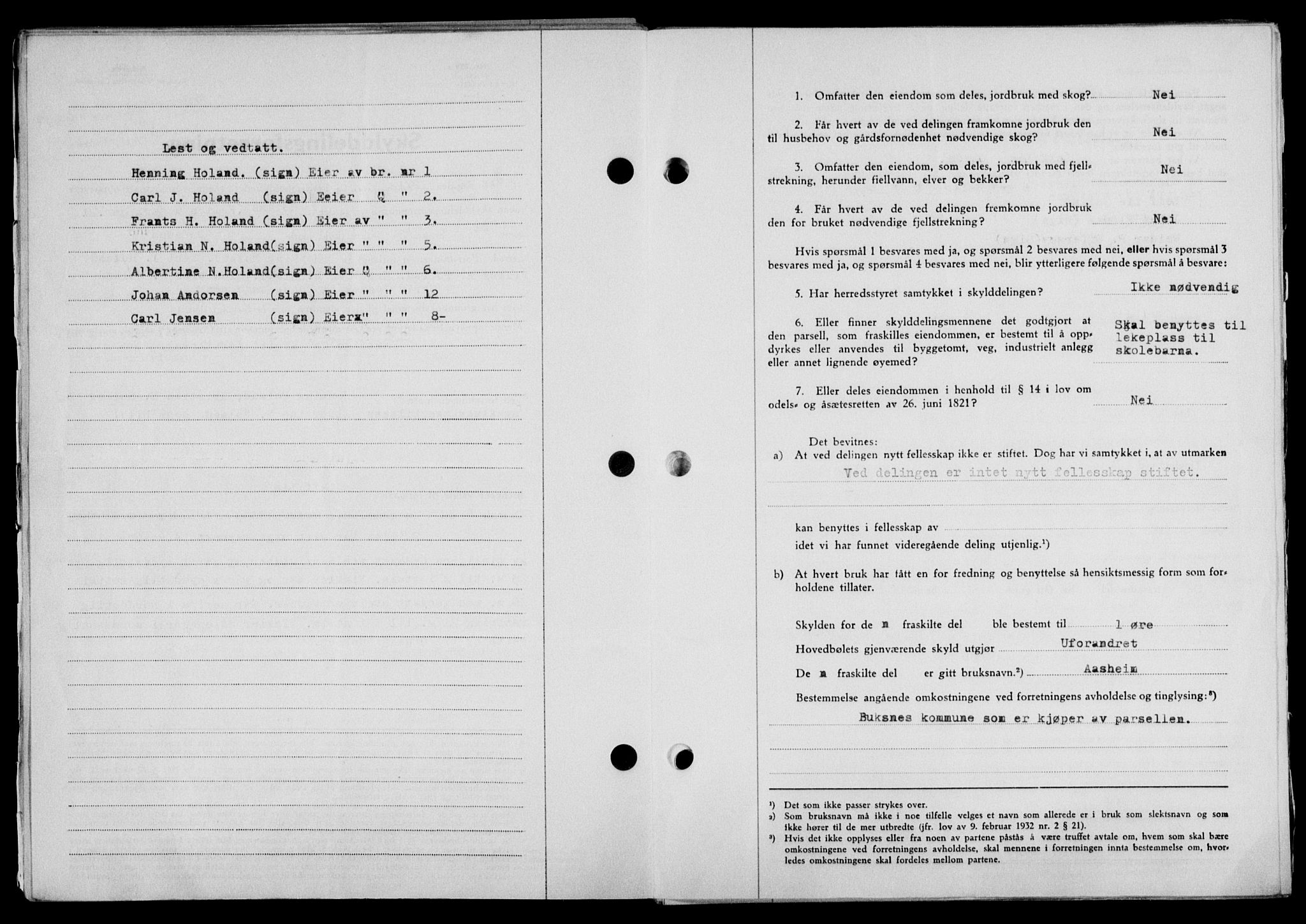 Lofoten sorenskriveri, SAT/A-0017/1/2/2C/L0023a: Mortgage book no. 23a, 1950-1950, Diary no: : 582/1950