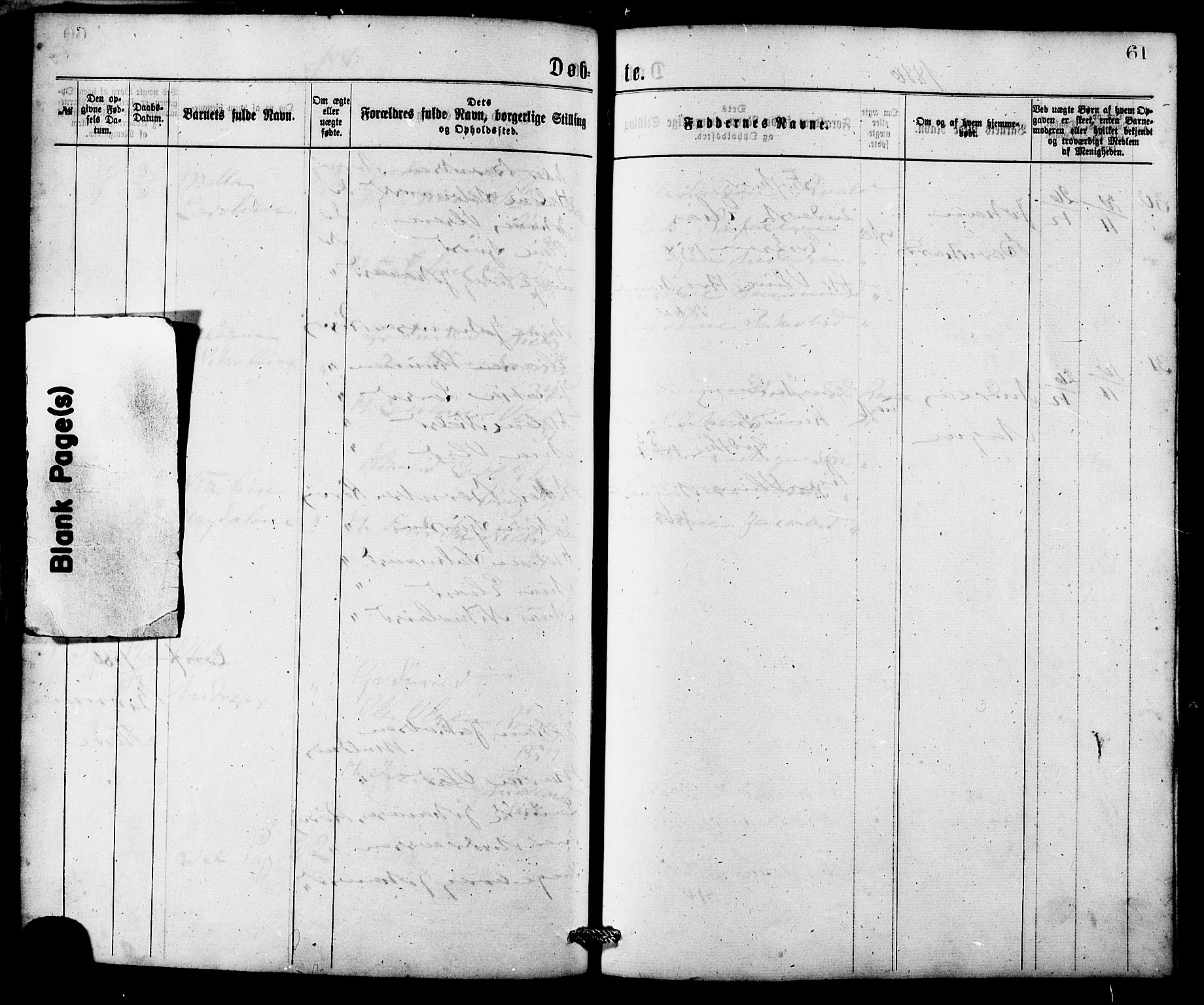 Ministerialprotokoller, klokkerbøker og fødselsregistre - Møre og Romsdal, AV/SAT-A-1454/537/L0519: Parish register (official) no. 537A03, 1876-1889, p. 61