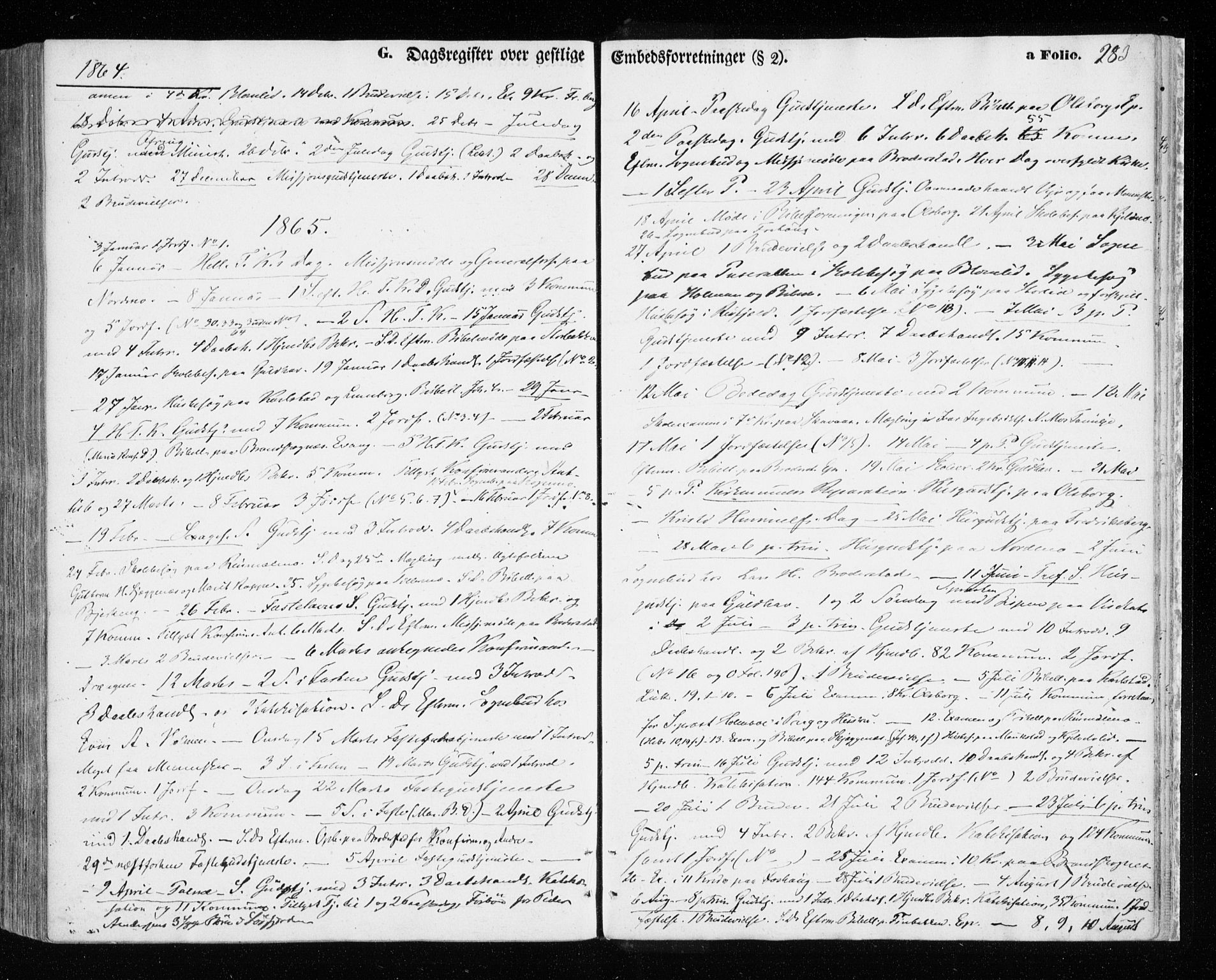 Målselv sokneprestembete, SATØ/S-1311/G/Ga/Gaa/L0004kirke: Parish register (official) no. 4, 1863-1872, p. 283