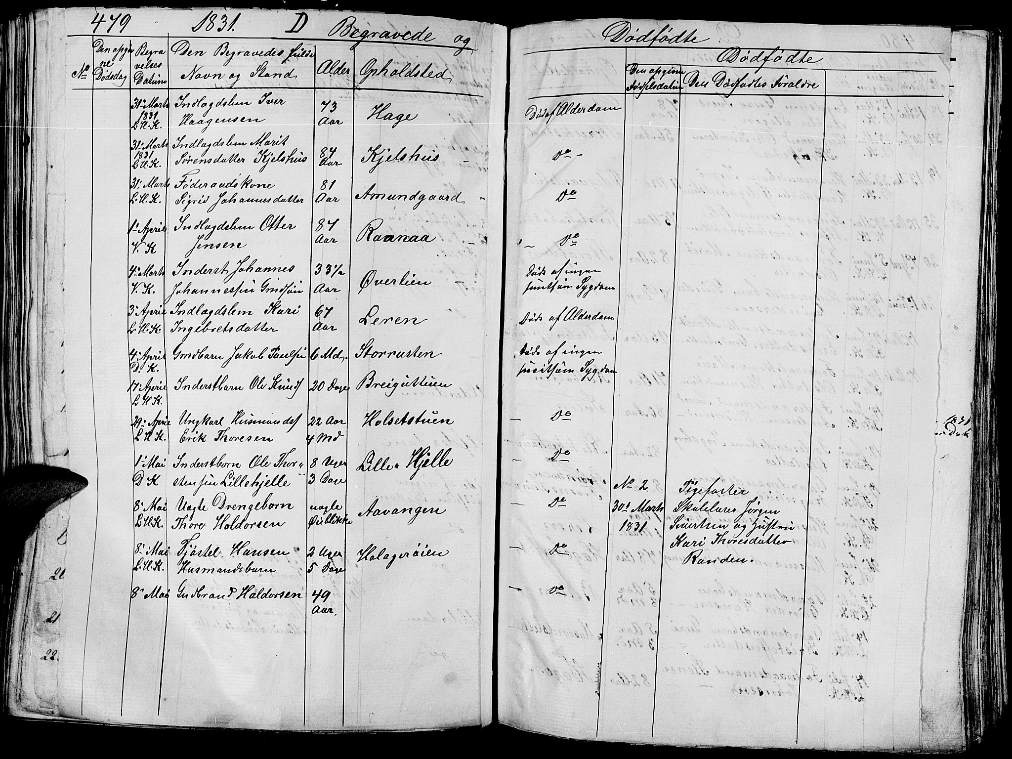 Lesja prestekontor, AV/SAH-PREST-068/H/Ha/Haa/L0005: Parish register (official) no. 5, 1830-1842, p. 479