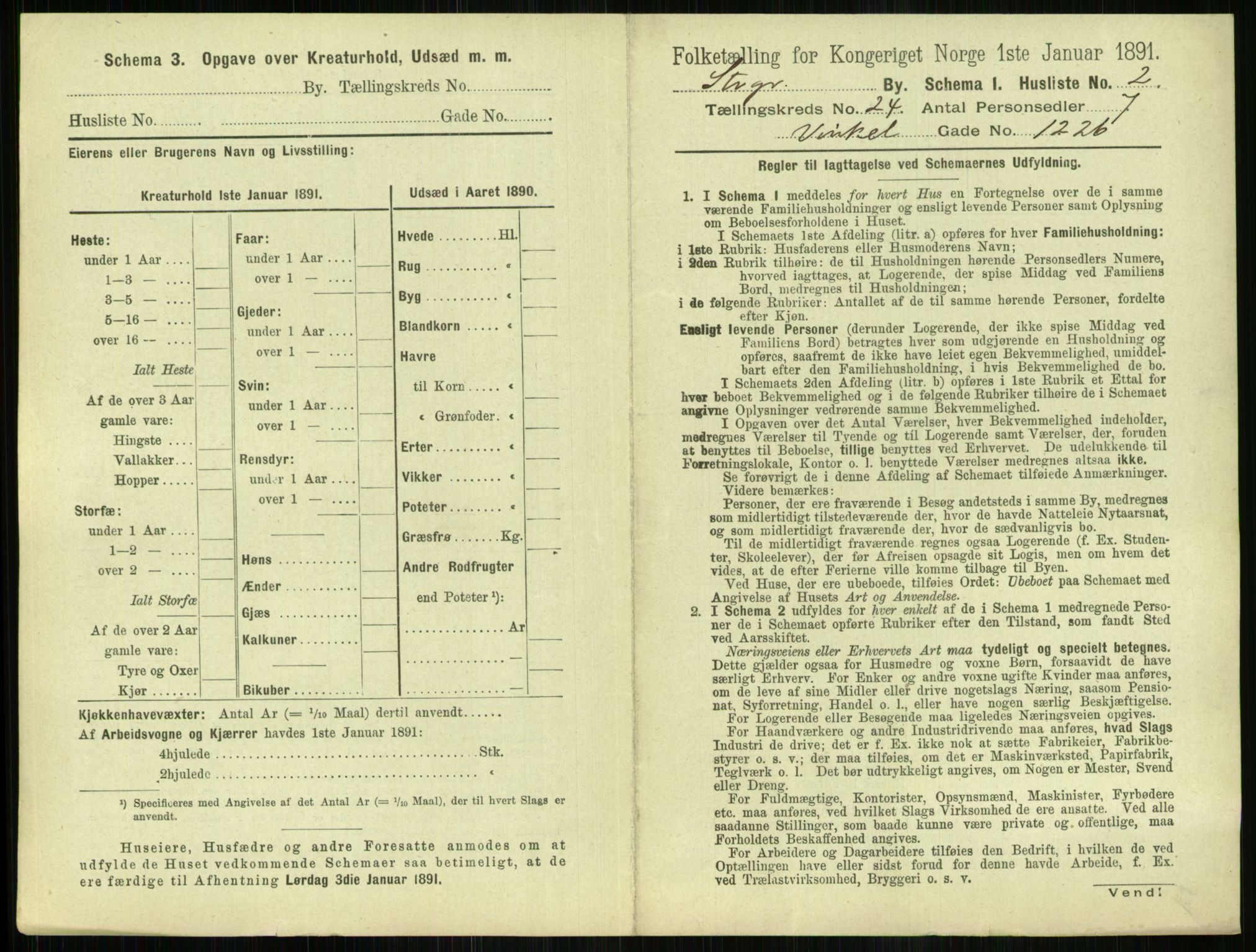 RA, 1891 census for 1103 Stavanger, 1891, p. 4577