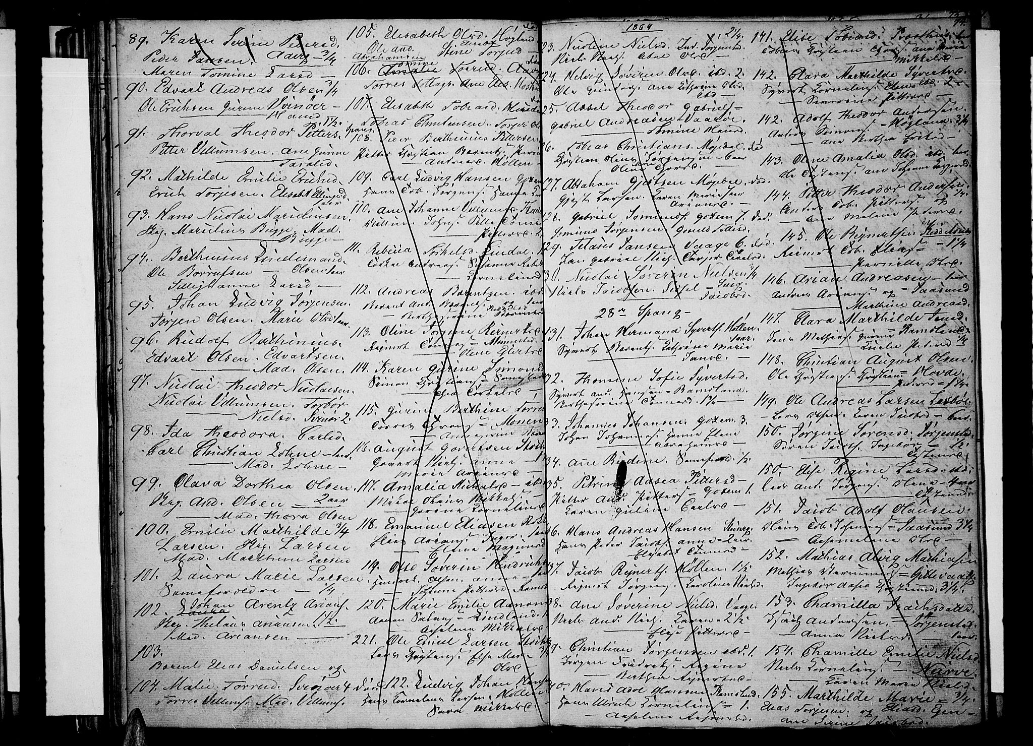 Sør-Audnedal sokneprestkontor, AV/SAK-1111-0039/F/Fb/Fbb/L0002: Parish register (copy) no. B 2, 1846-1865, p. 74