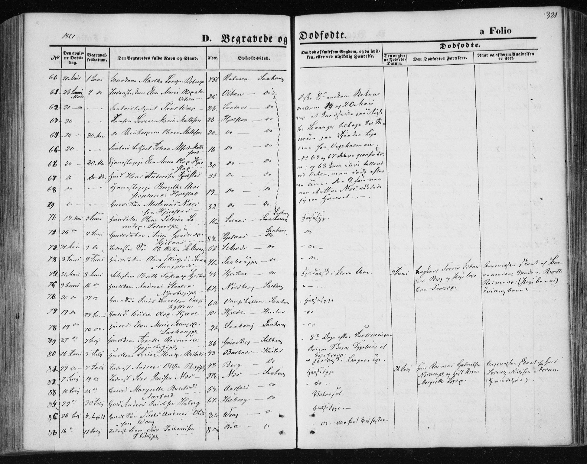 Ministerialprotokoller, klokkerbøker og fødselsregistre - Nord-Trøndelag, SAT/A-1458/730/L0283: Parish register (official) no. 730A08, 1855-1865, p. 321