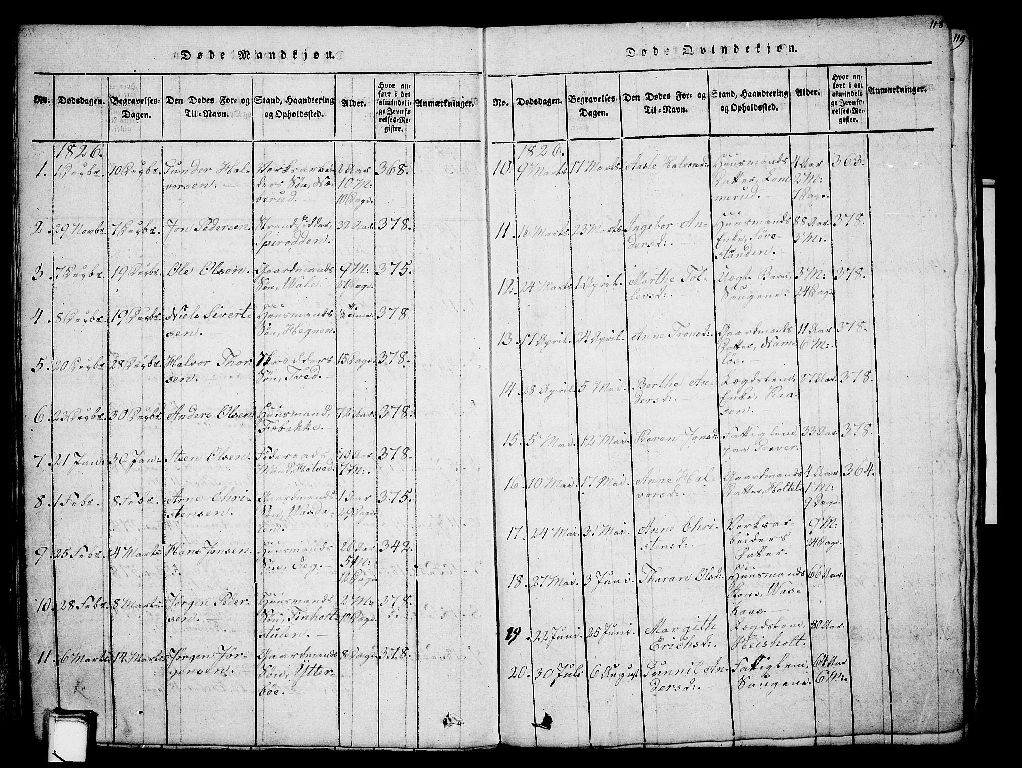 Holla kirkebøker, AV/SAKO-A-272/G/Ga/L0001: Parish register (copy) no. I 1, 1814-1830, p. 118