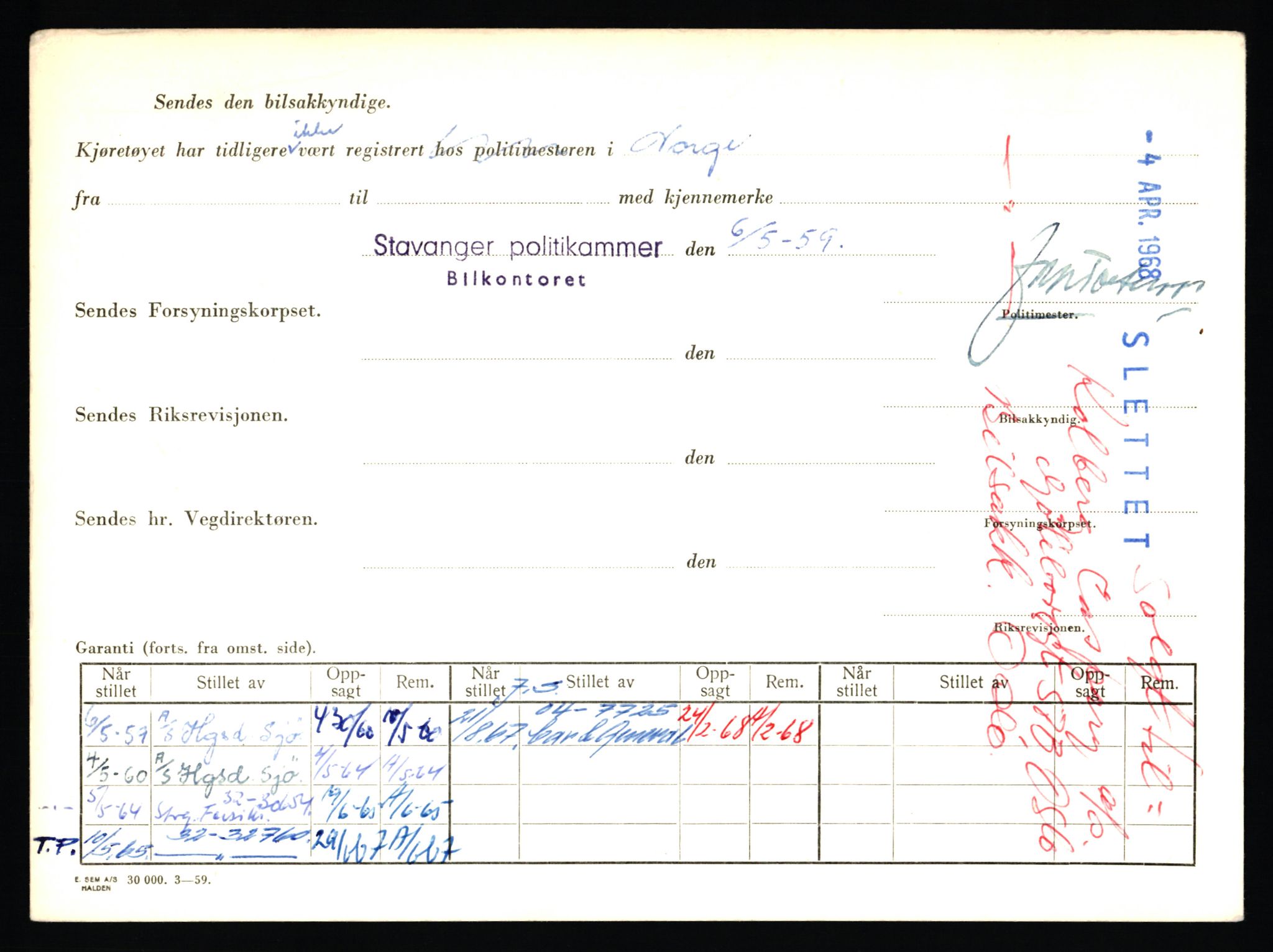 Stavanger trafikkstasjon, AV/SAST-A-101942/0/F/L0015: L-5500 - L-5949, 1930-1971, p. 8