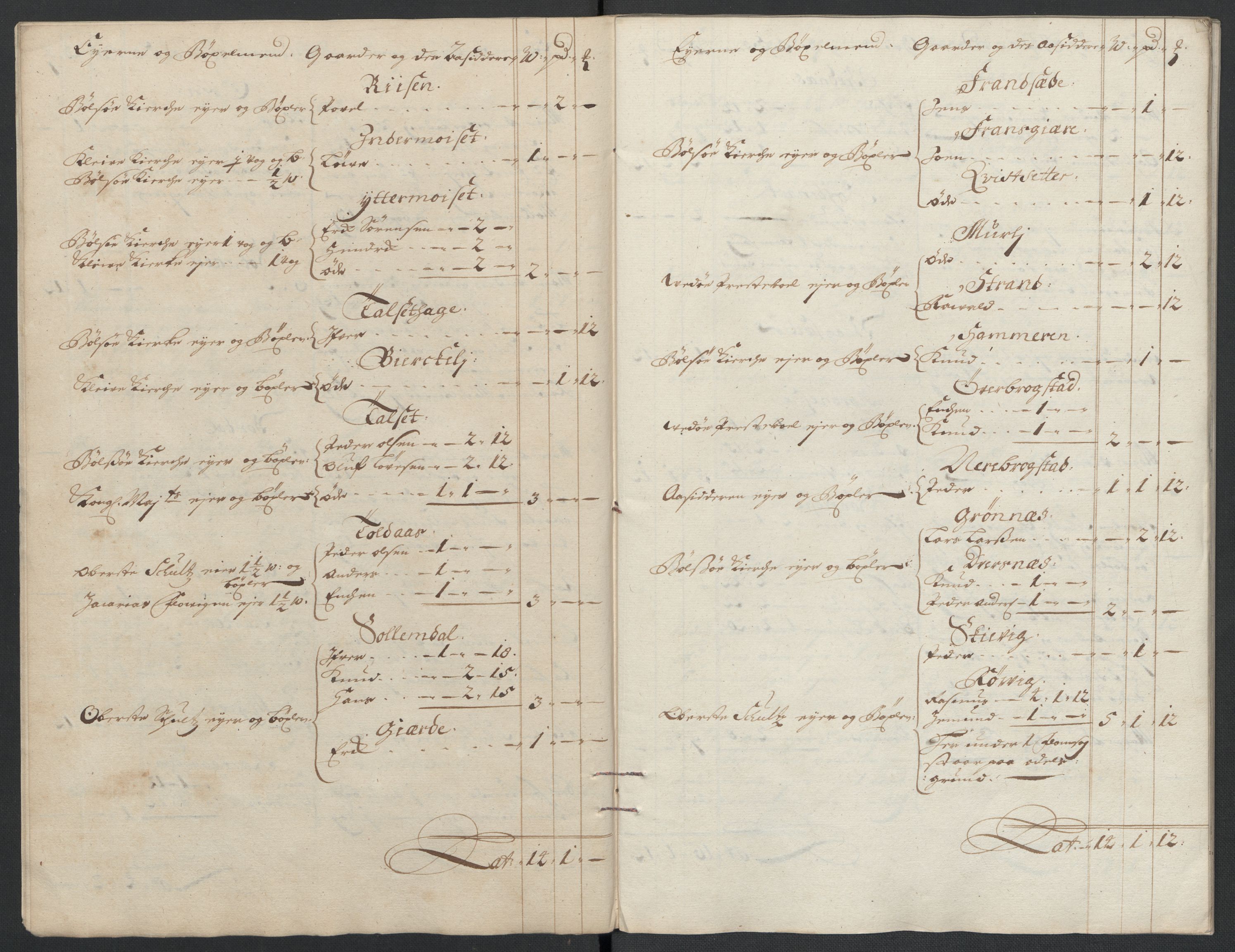 Rentekammeret inntil 1814, Reviderte regnskaper, Fogderegnskap, RA/EA-4092/R55/L3653: Fogderegnskap Romsdal, 1697-1698, p. 249