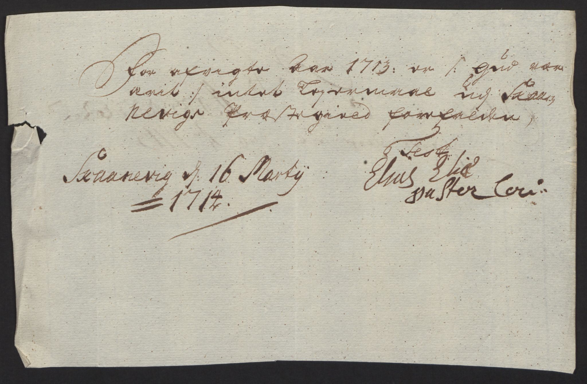 Rentekammeret inntil 1814, Reviderte regnskaper, Fogderegnskap, AV/RA-EA-4092/R48/L2989: Fogderegnskap Sunnhordland og Hardanger, 1713, p. 289