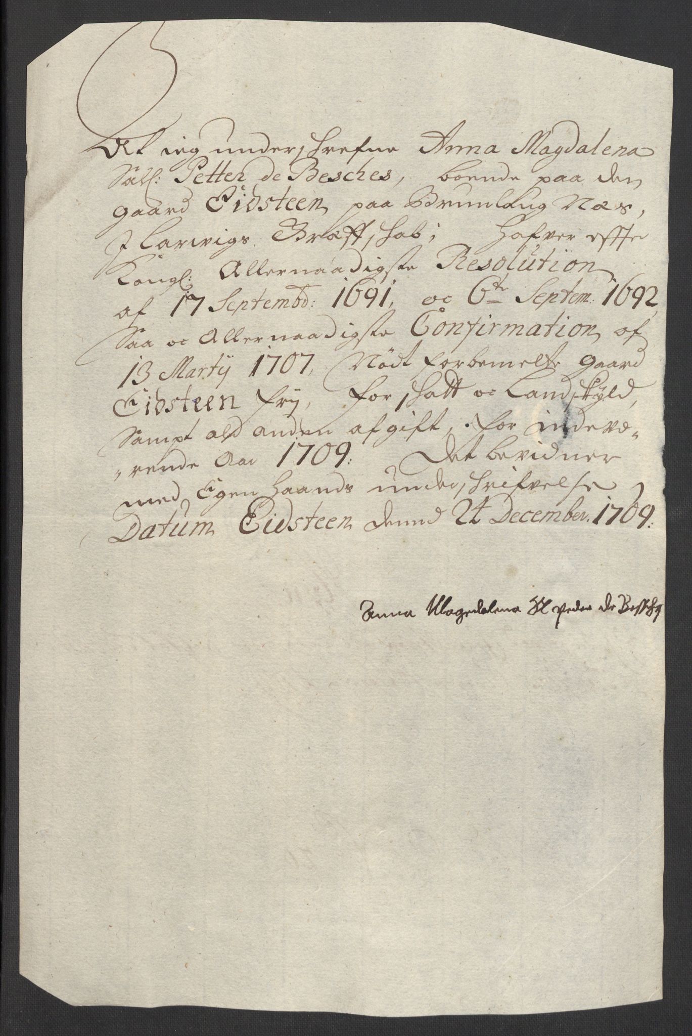 Rentekammeret inntil 1814, Reviderte regnskaper, Fogderegnskap, RA/EA-4092/R33/L1981: Fogderegnskap Larvik grevskap, 1709-1710, p. 195